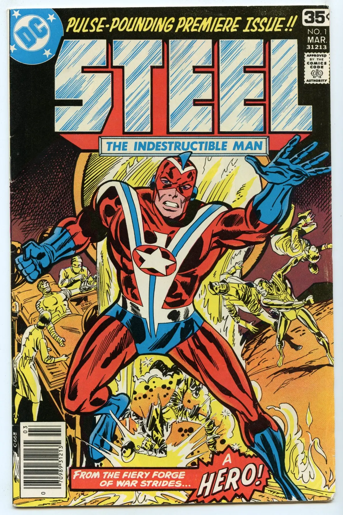 Steel, The Indestructible Man 1 (Mar 1978) Fi- (5.5) 1