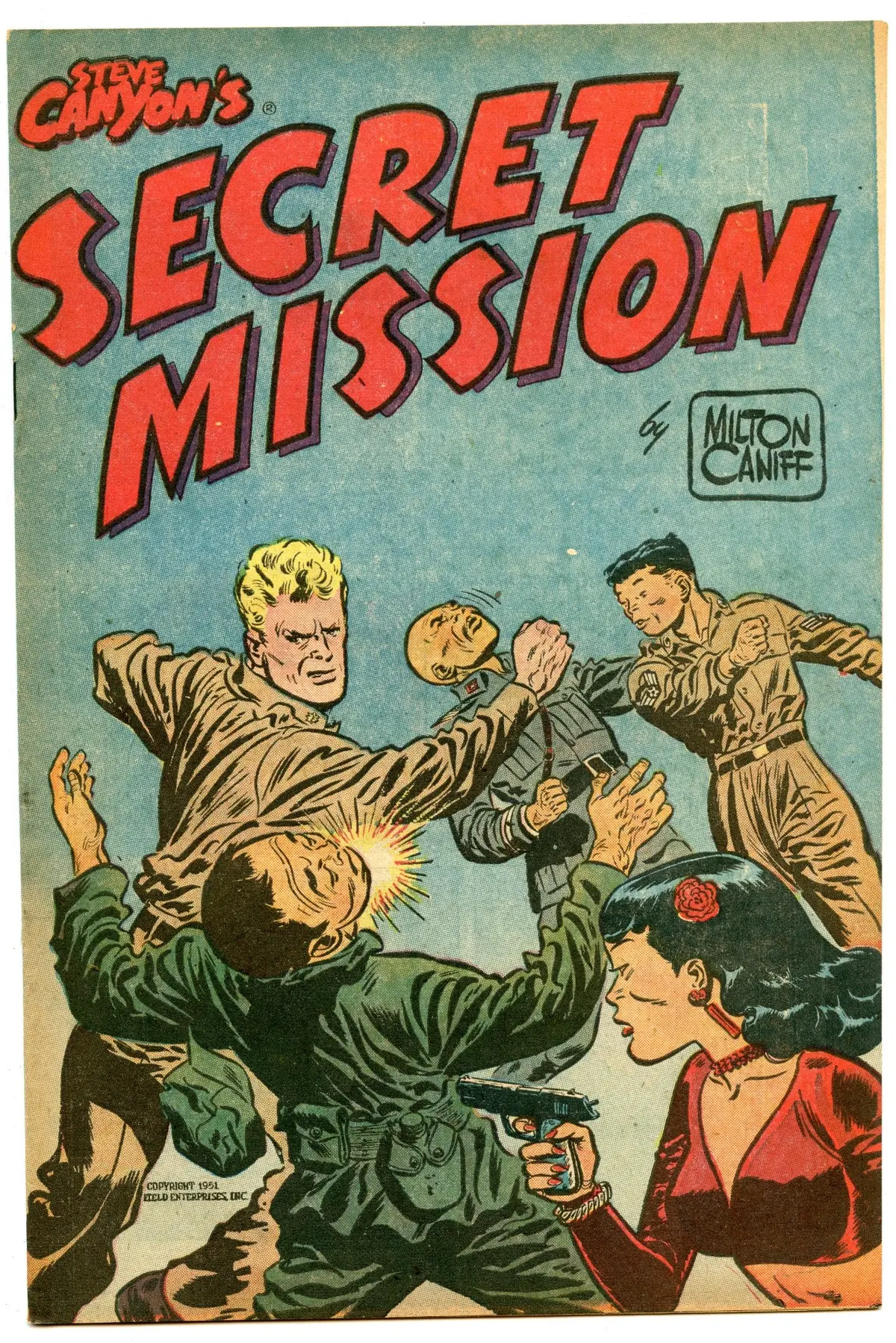 Steve Canyon's Secret Missions Giveaway (1951) Vf- (7.5) 1