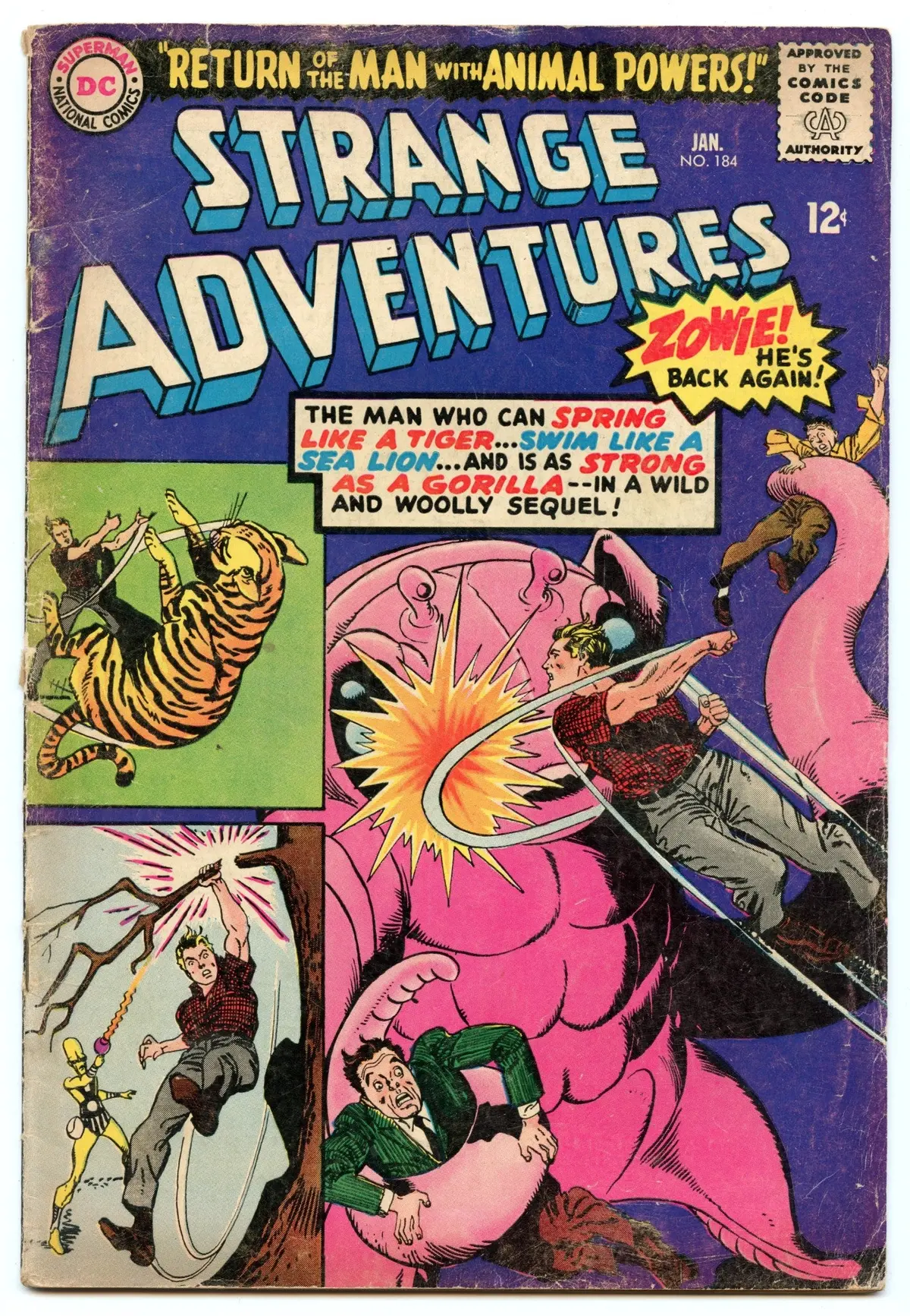 Strange Adventures 184 (Jan 1966) Gd-Vg (3.0) 1