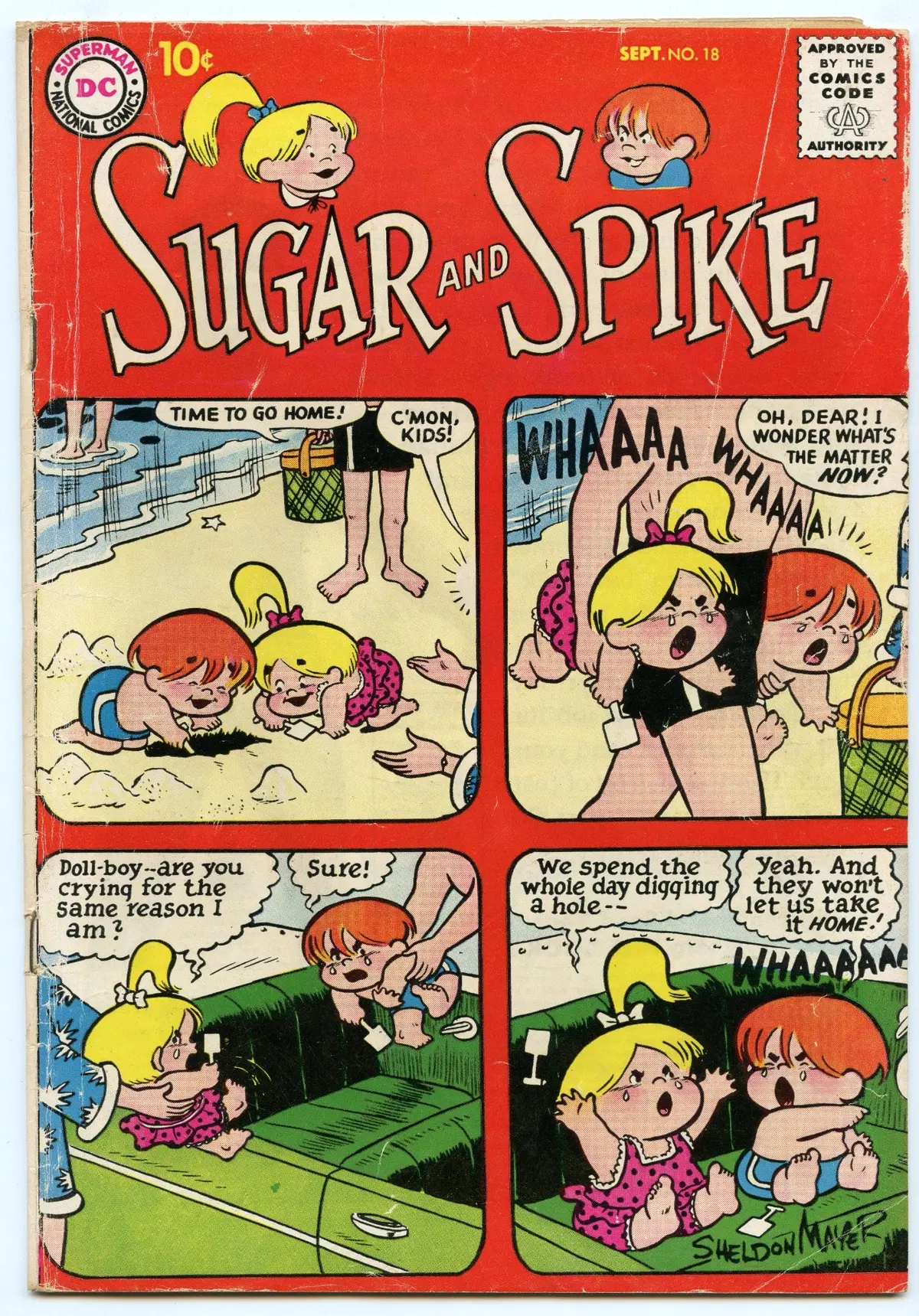 Sugar And Spike 18 (Sep 1958) Vg (4.0) 1