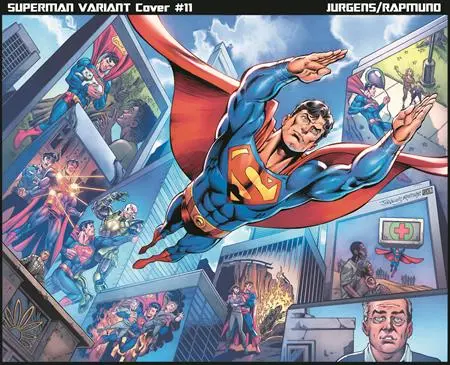 Superman #12 Cvr D Dan Jurgens & Norm Rapmund Wraparound Card Stock Var 1