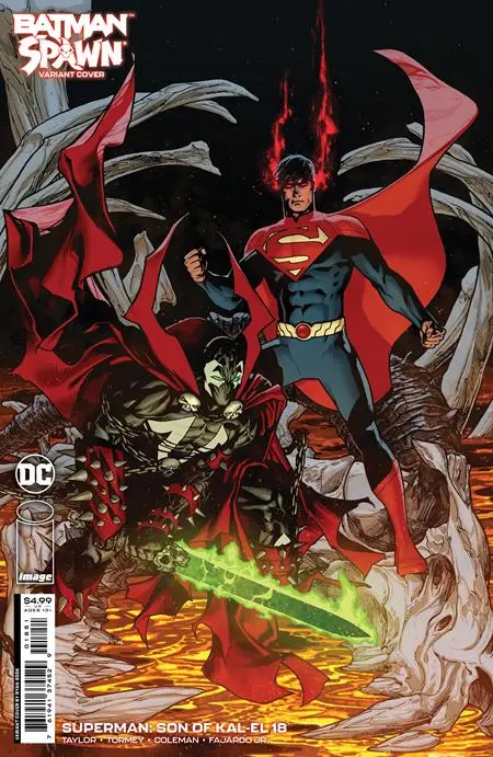 Superman Son Of Kal-El #18 Cvr E Ryan Sook Dc Spawn Card Stock Var (Kal-El Returns) 1