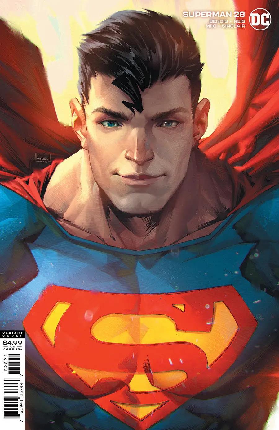 Superman #28 Cvr B Kael Ngu Card Stock Var 1
