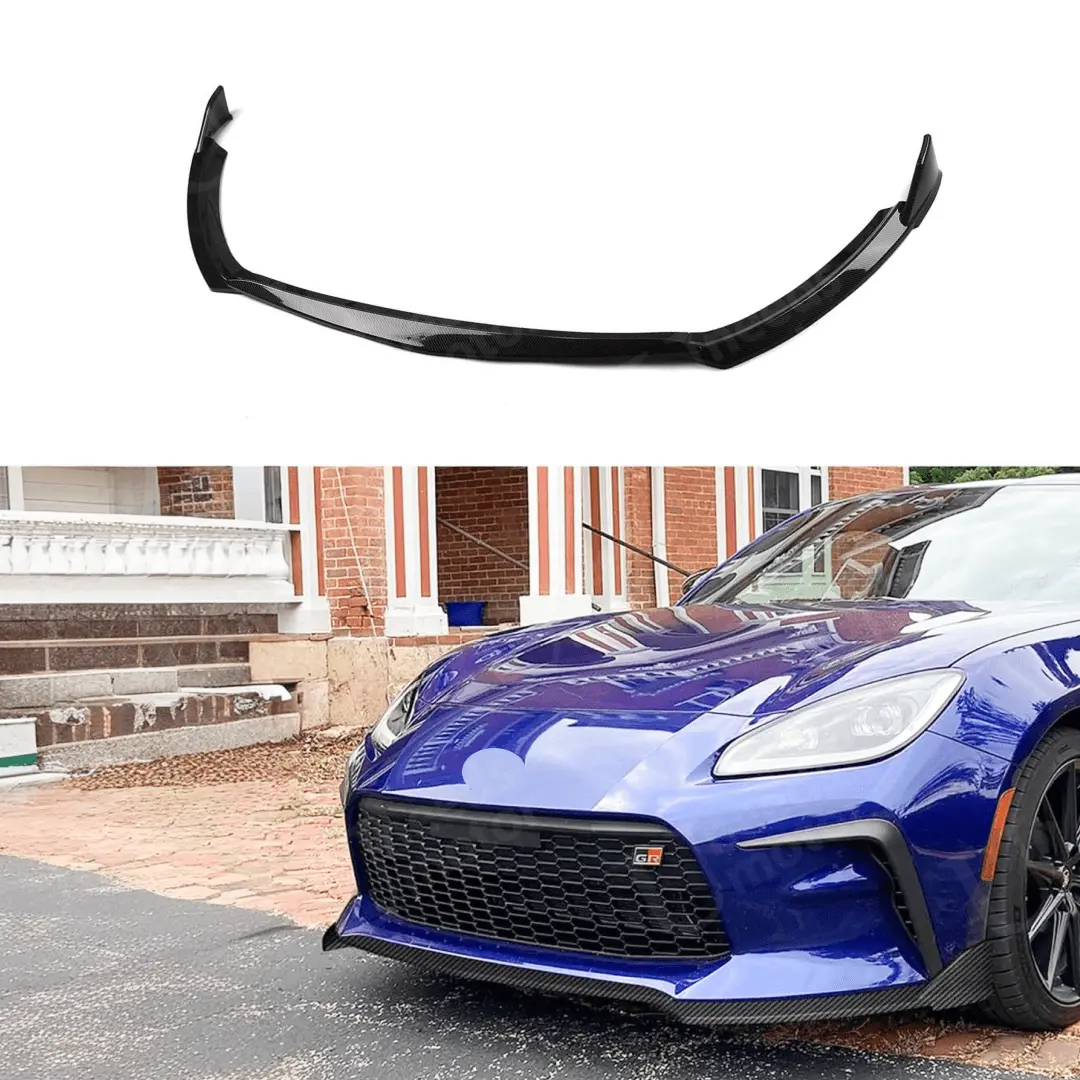 Fits 2022-2024 Toyota Gr86 St Style Carbon Fiber Print Front Splitter Lips Spoiler 1