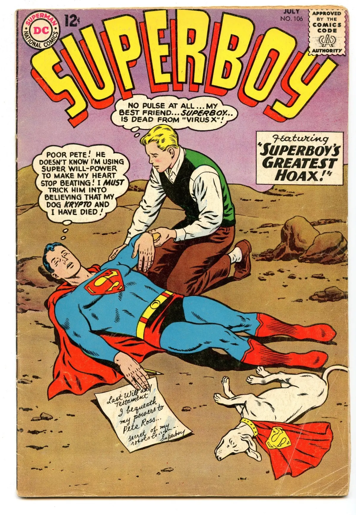 Superboy 106 (Jul 1963) Vg (4.0) 1