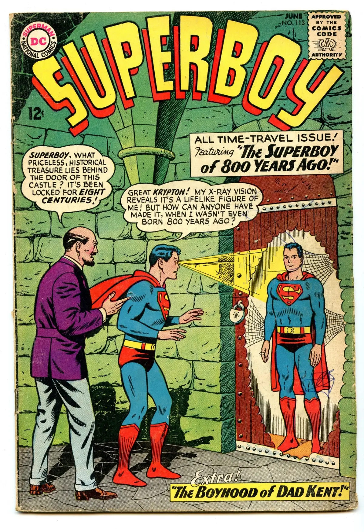 Superboy 113 (Jun 1964) Vg- (3.5) 1