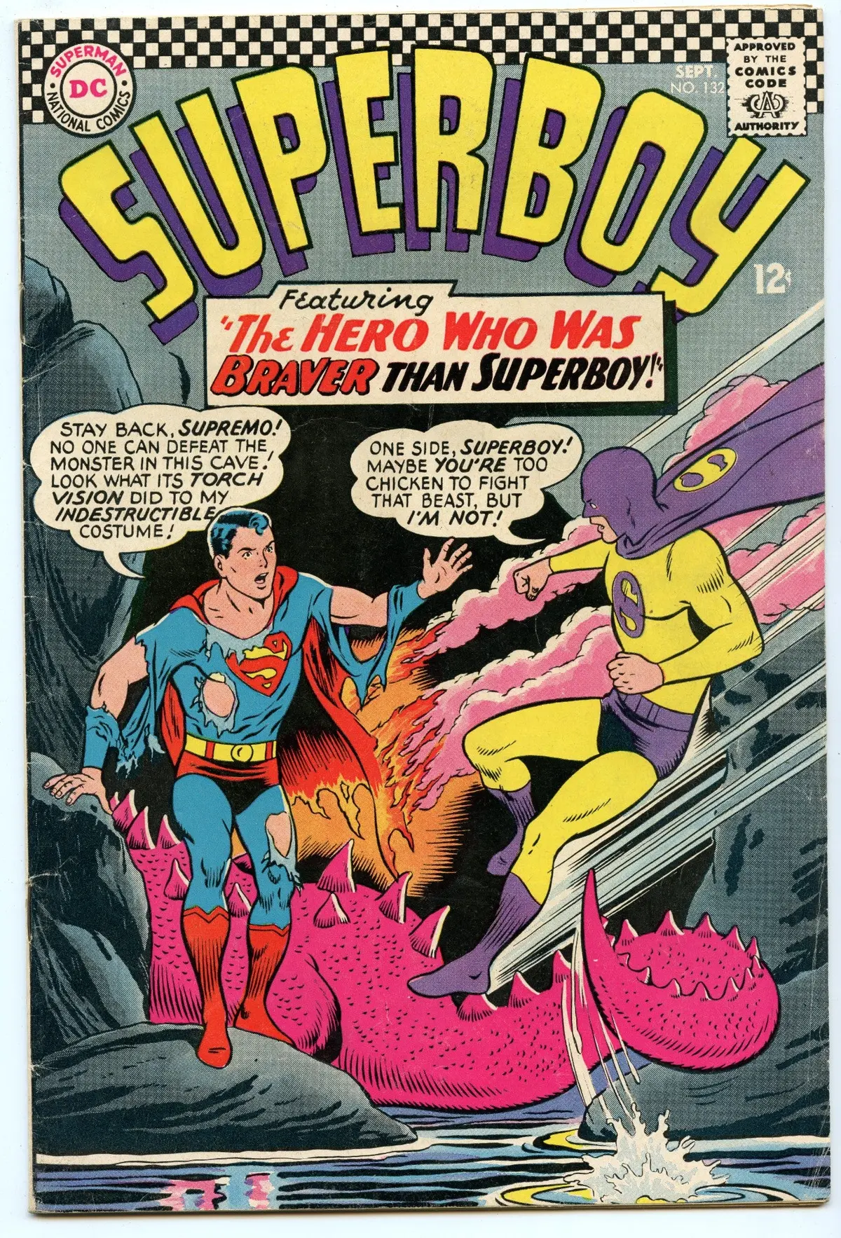 Superboy 132 (Sep 1966) Vg+ (4.5) 1