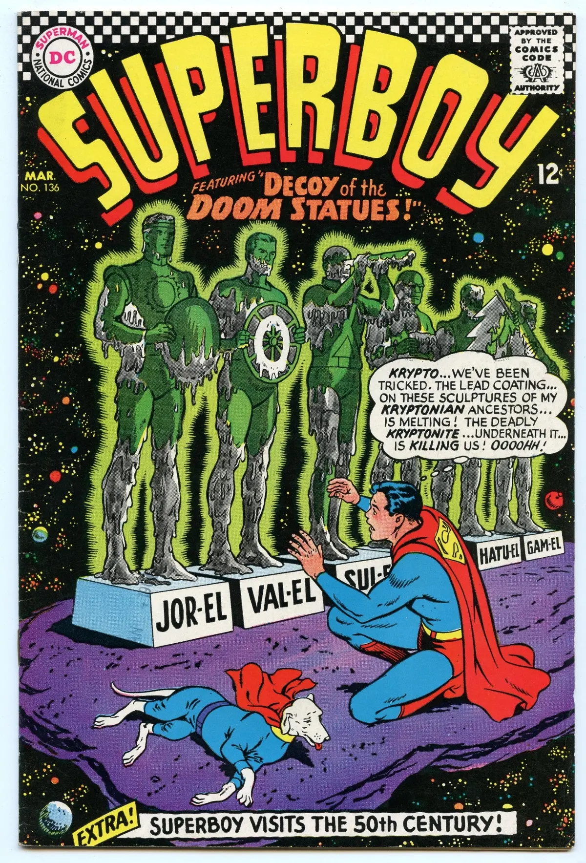 Superboy 136 (Mar 1967) Fi+ (6.5) 1
