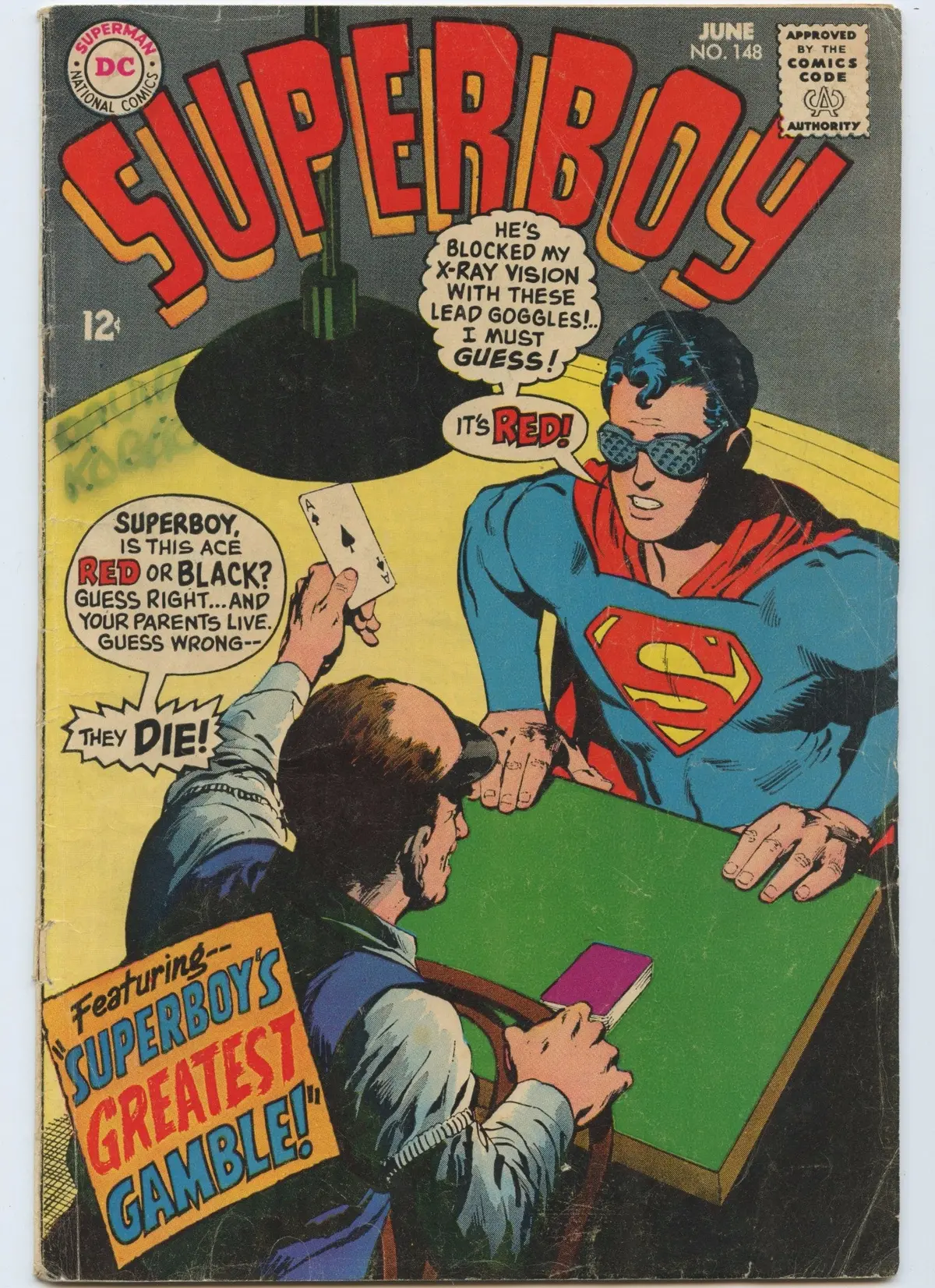 Superboy 148 (Jun 1968) Vg- (3.5) 1
