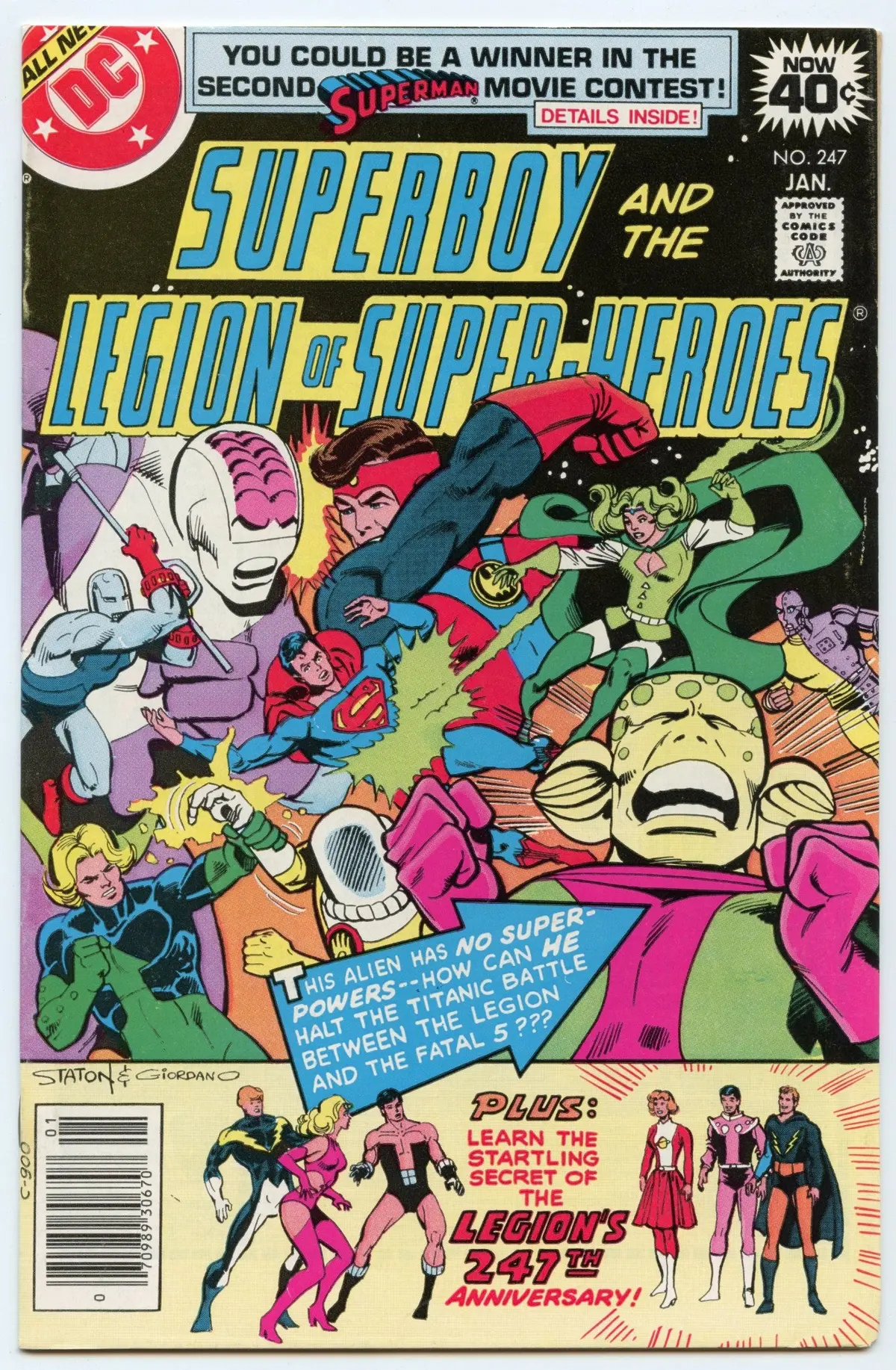 Superboy 247 (Jan 1979) Vf-Nm (9.0) 1