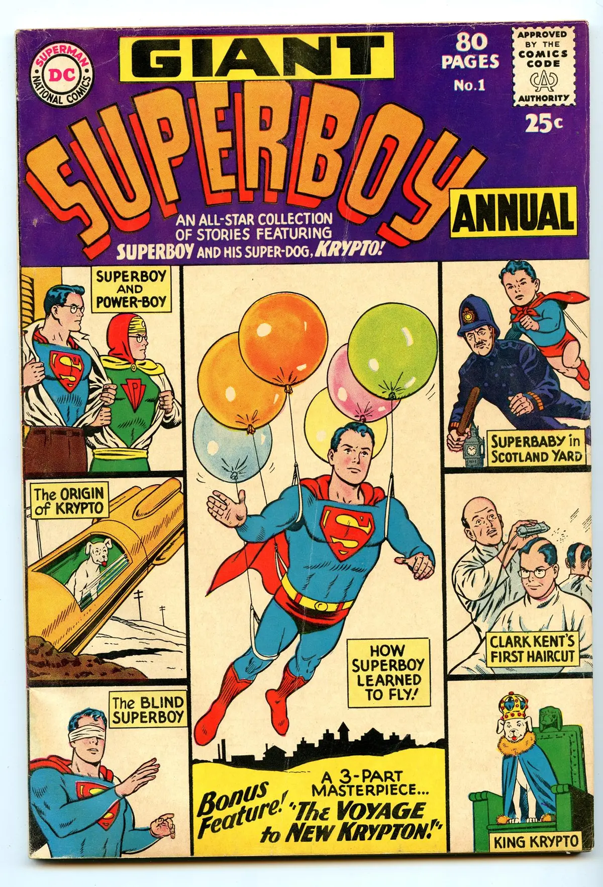 Superboy Annual 1 (Jun 1964) Vg+ (4.5) 1