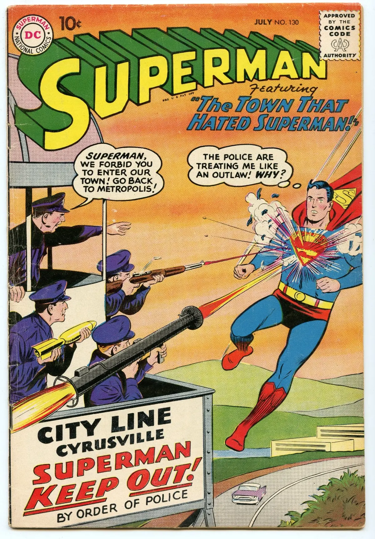 Superman 130 (Jul 1959) Vg (4.0) - 2Nd Appearance Krypto With Superman 1