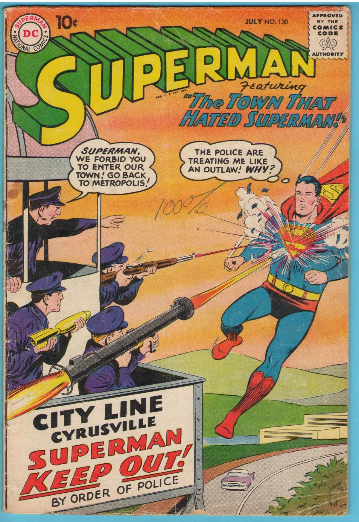 Superman 130 (Jul 1959) Gd-Vg (3.0) - 2Nd Appearance Krypto With Superman 1