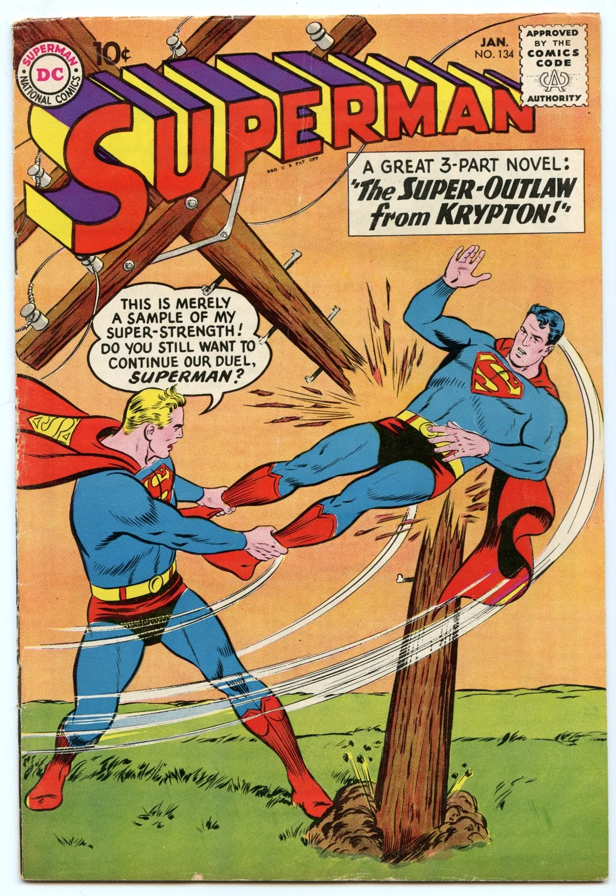 Superman 134 (Jan 1960) Fi (6.0) 1