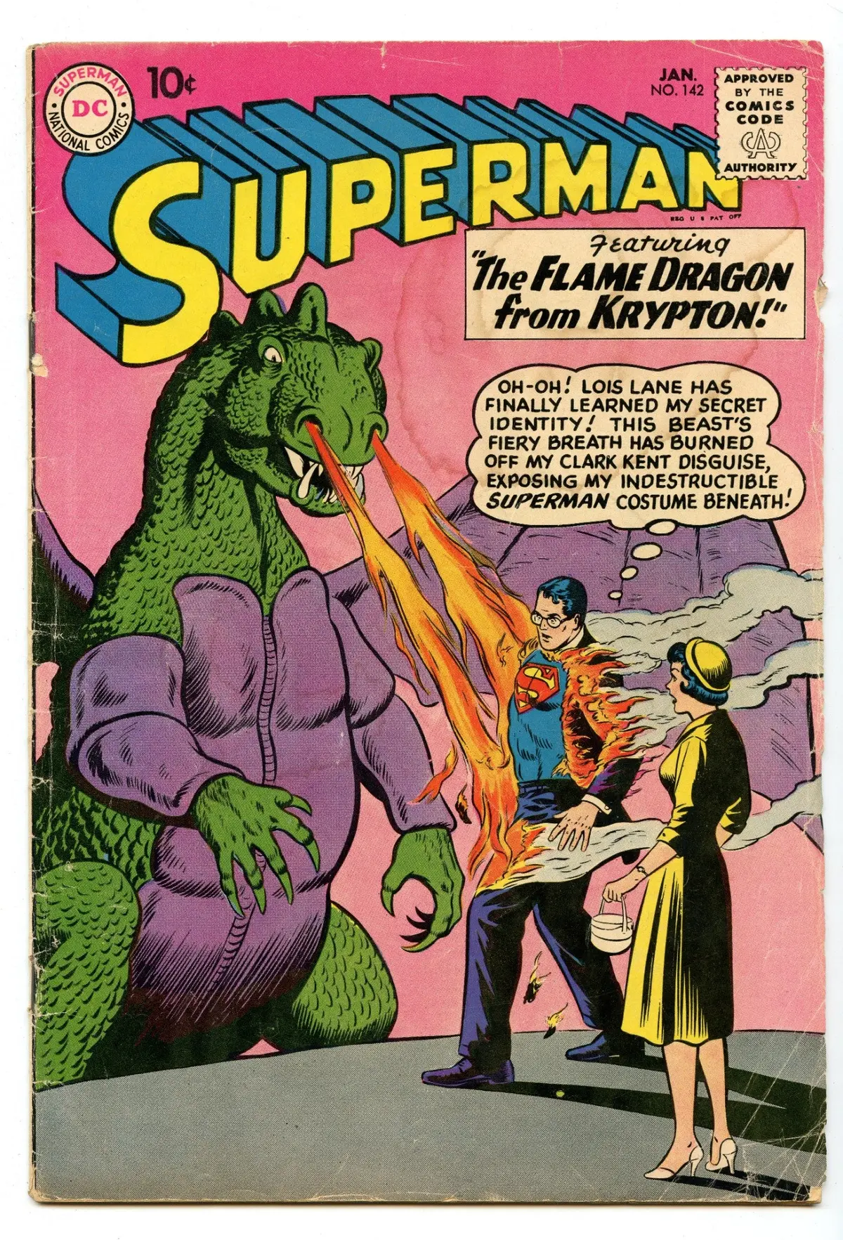 Superman 142 (Jan 1961) Gd/Vg (3.0) 1