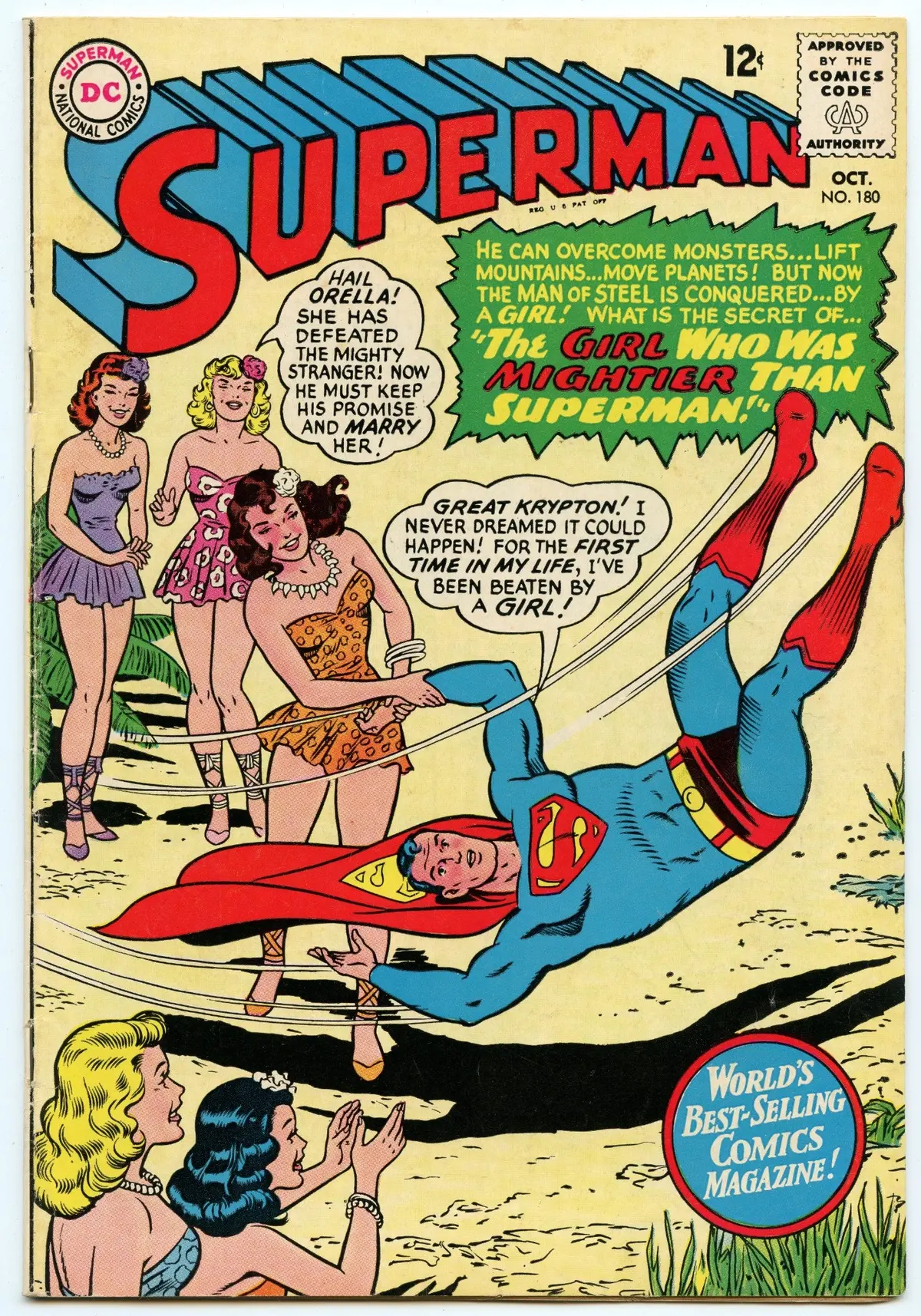 Superman 180 (Oct 1965) Vg-Fi (5.0) 1