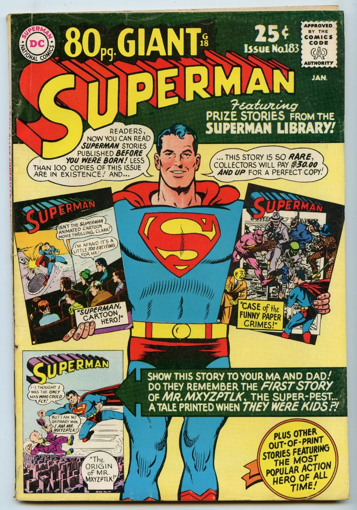 Superman 183 (Jan 1966) Vg (4.0) 1