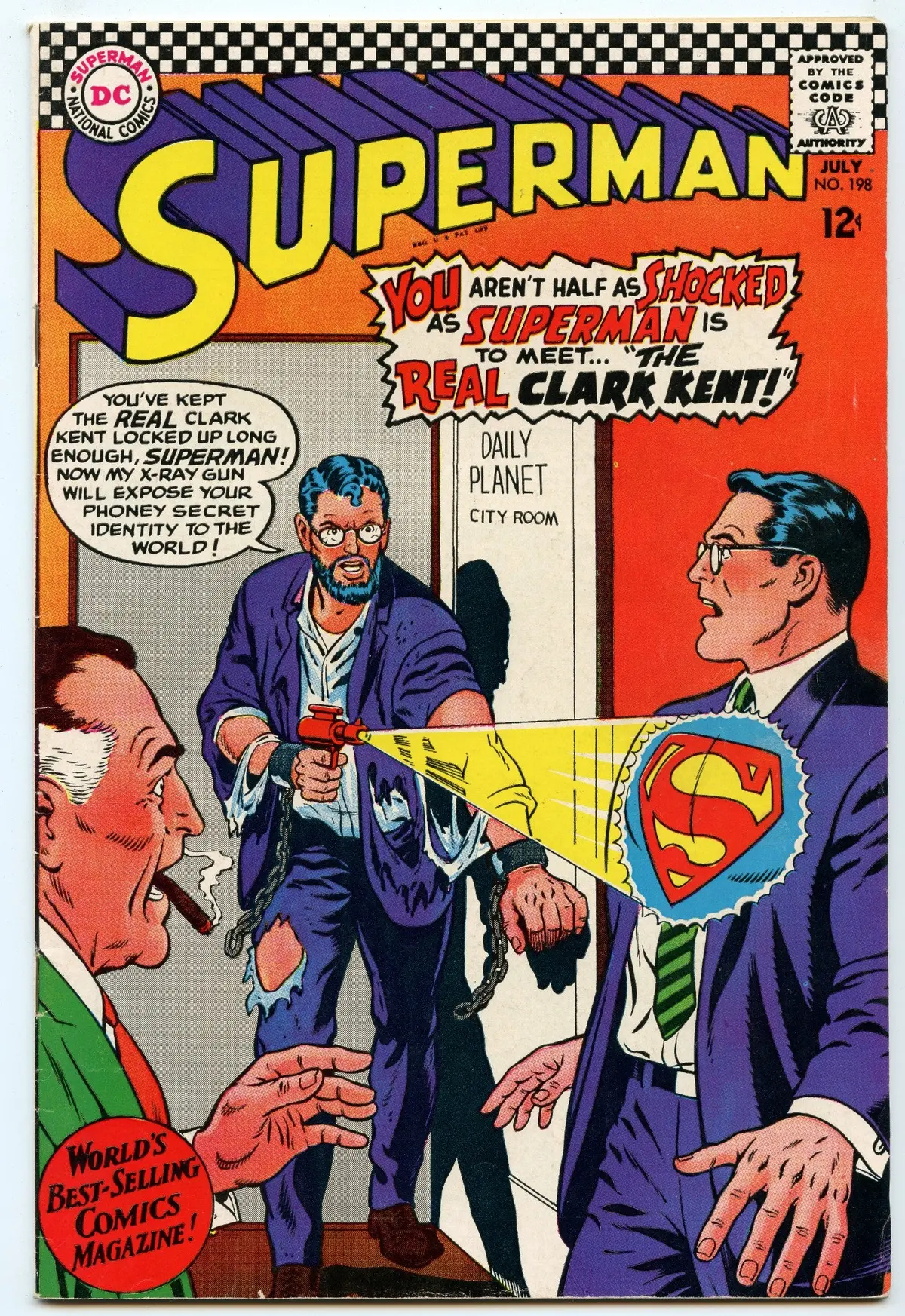 Superman 198 (Jul 1967) Vg/Fi (5.0) 1