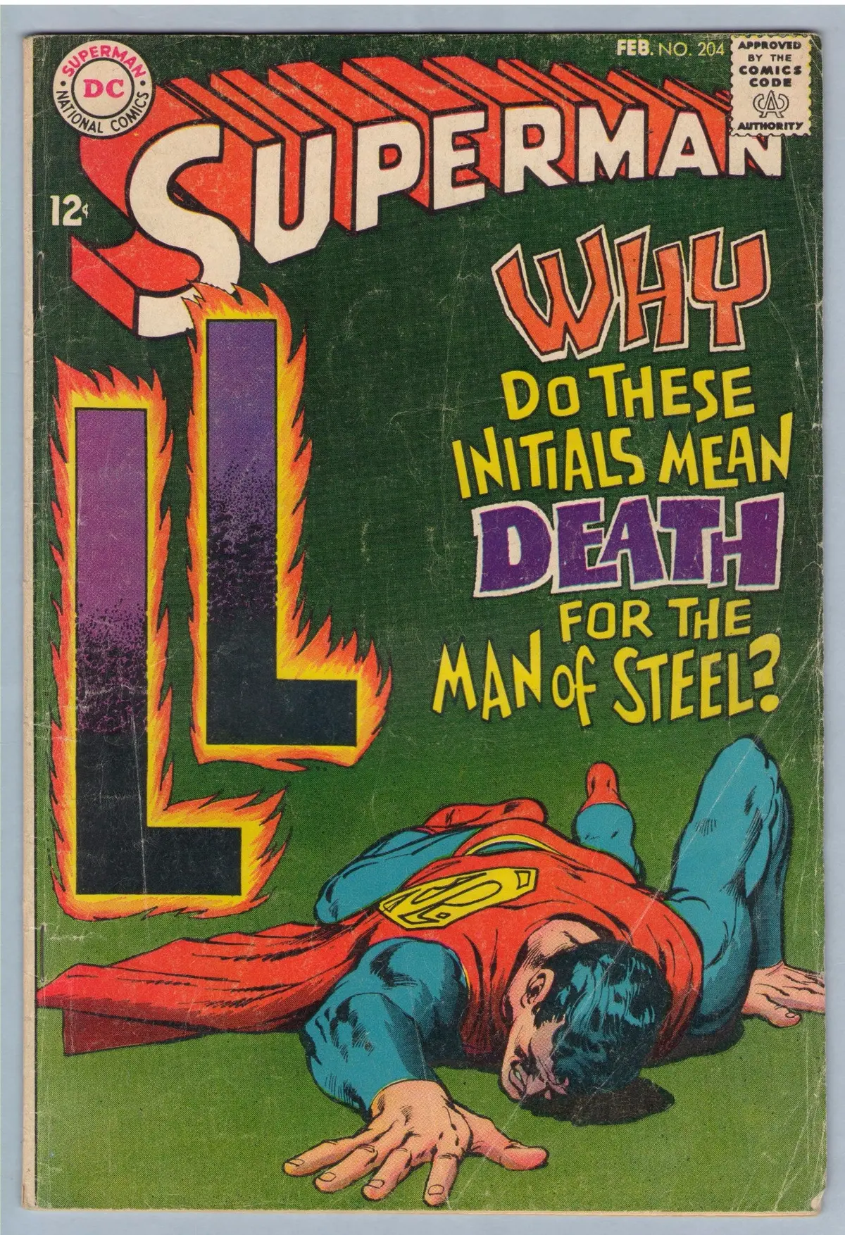 Superman 204 (Feb 1968) Vg- (3.5) 1