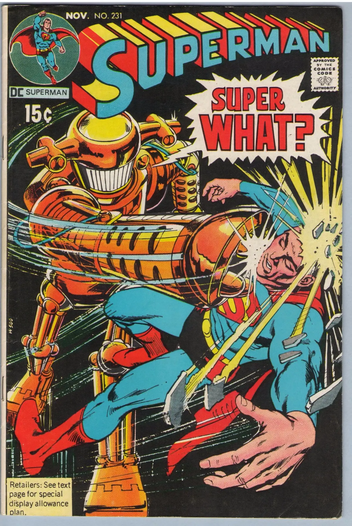 Superman 231 (Nov 1970) Fi- (5.5) 1