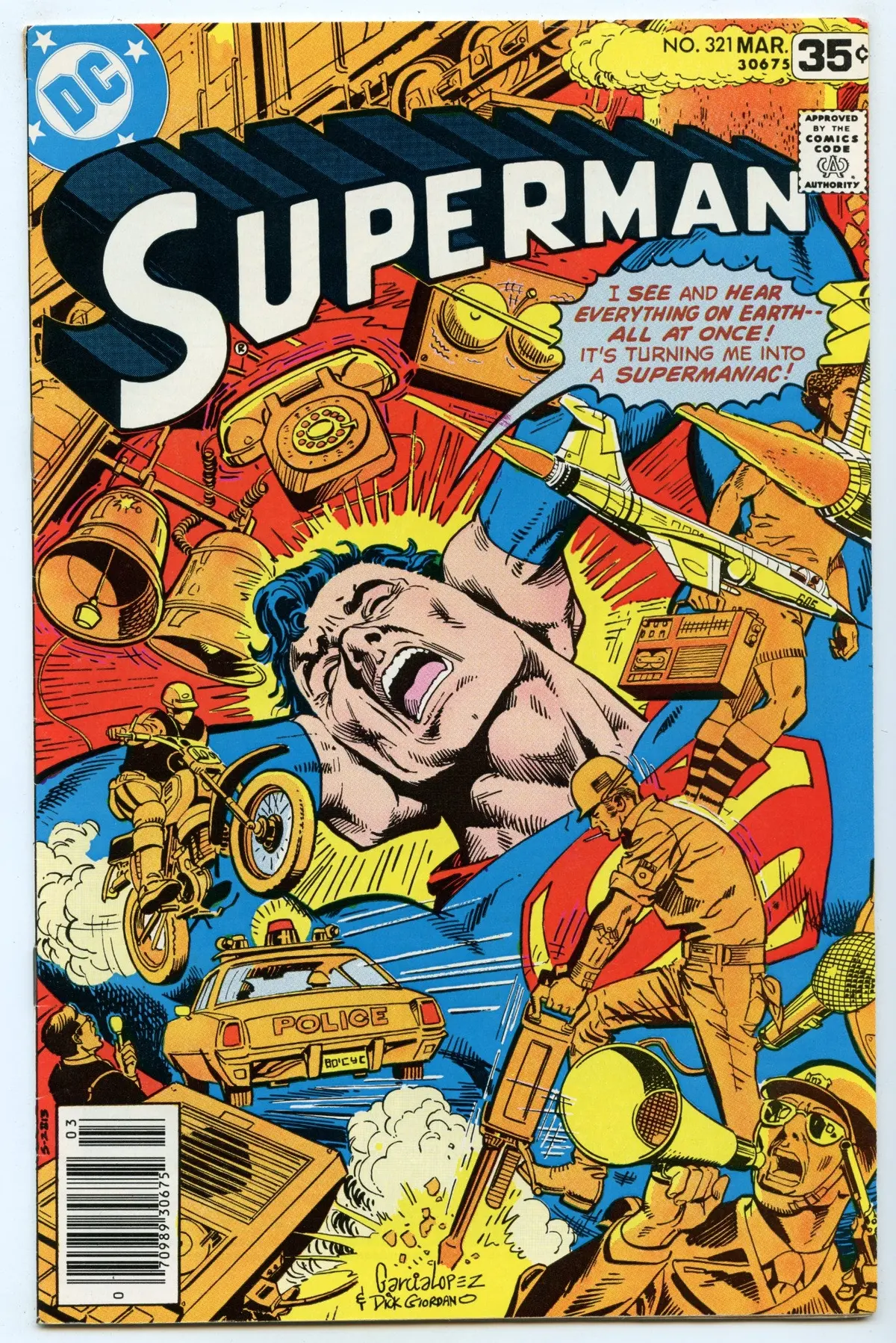 Superman 321 (Mar 1978) Fi (6.0) 1