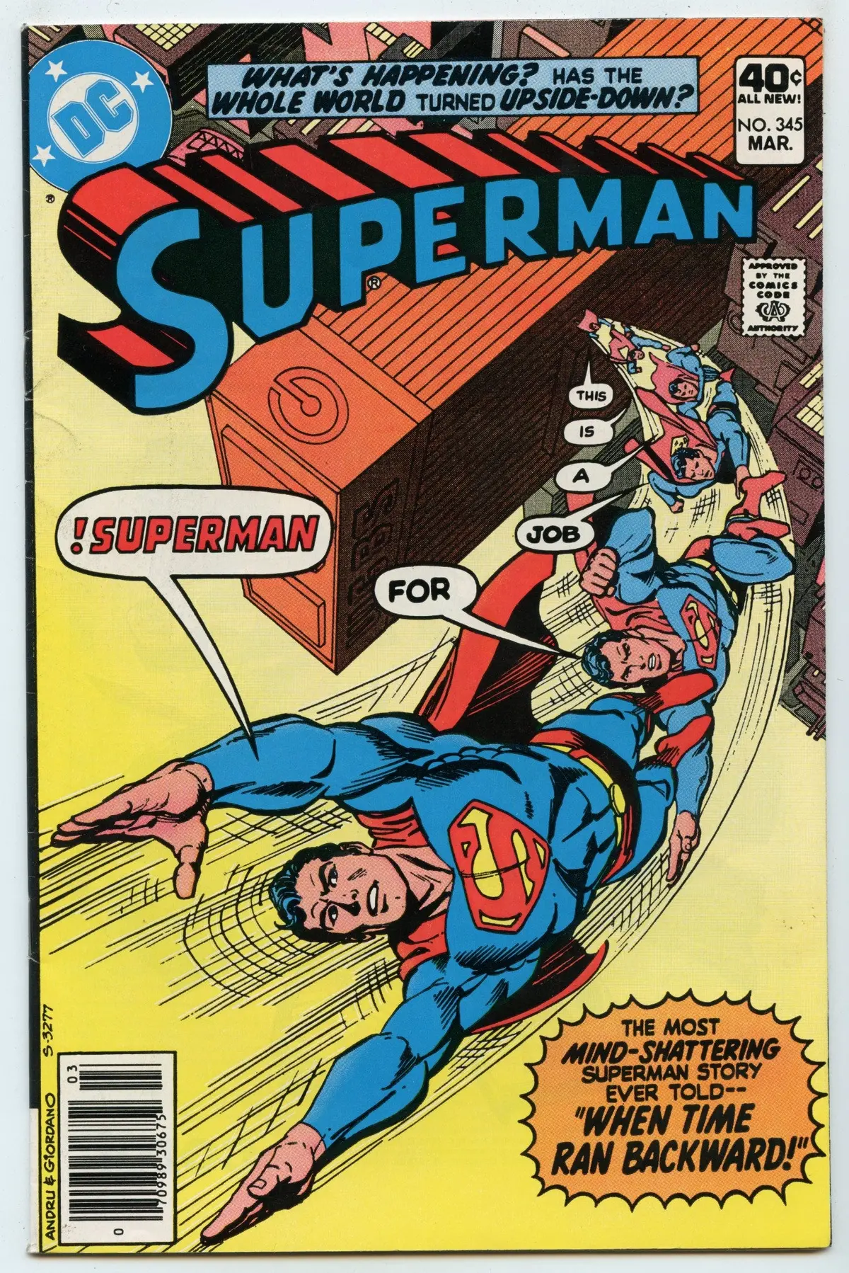 Superman 345 (Mar 1980) Vf- (7.5) 1