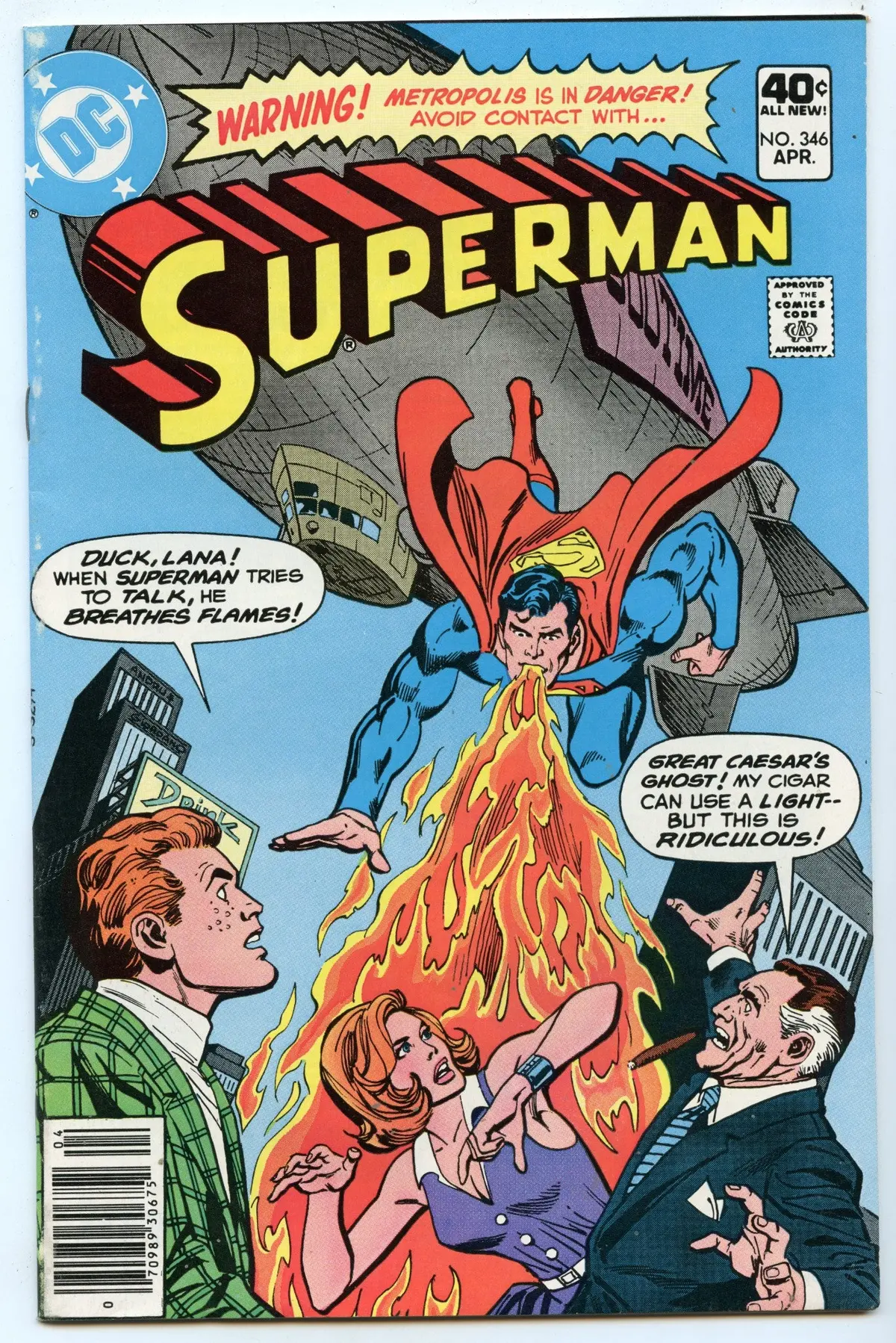 Superman 346 (Apr 1980) Vf/Nm (9.0) 1
