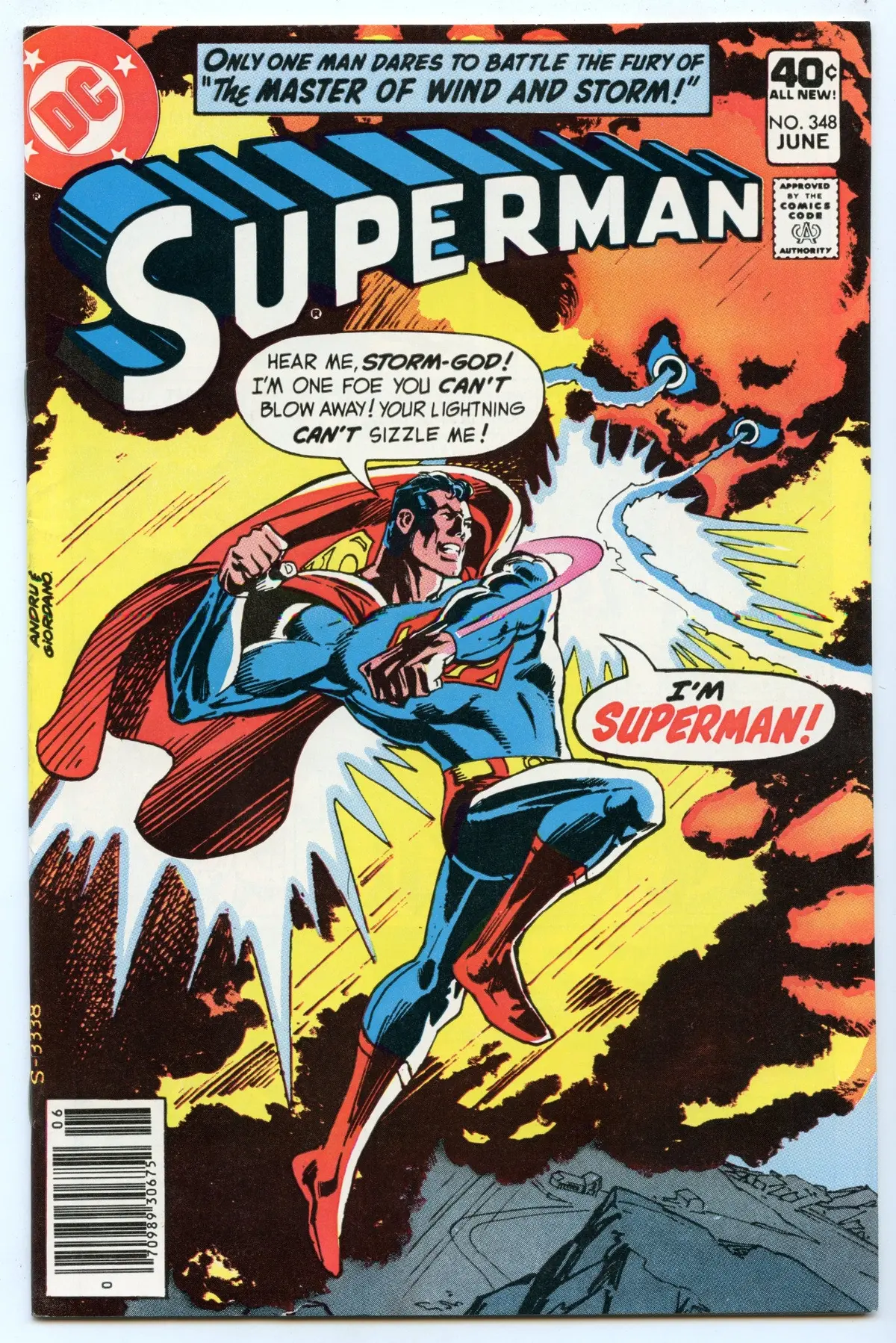 Superman 348 (Jun 1980) Nm- (9.2) 1