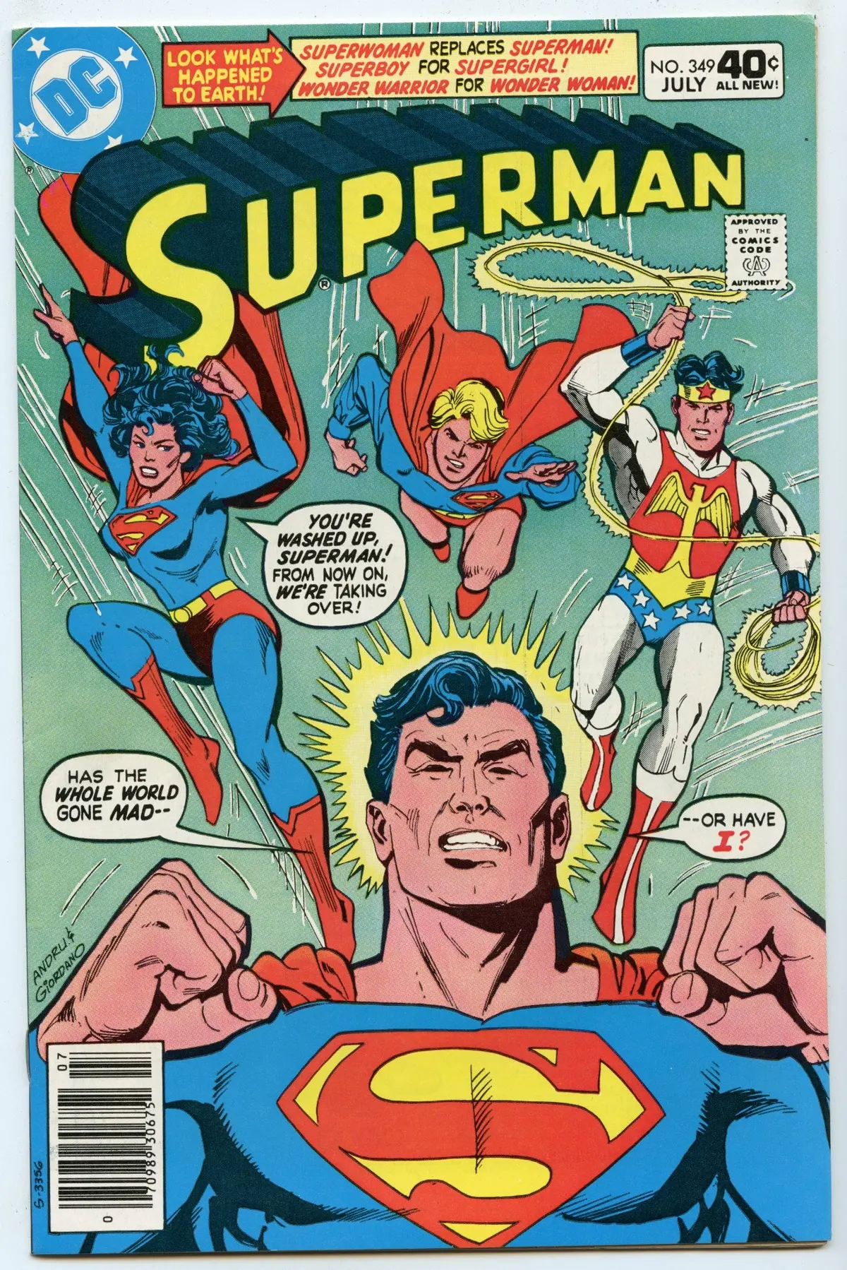 Superman 349 (Jul 1980) Vf/Nm (9.0) 1