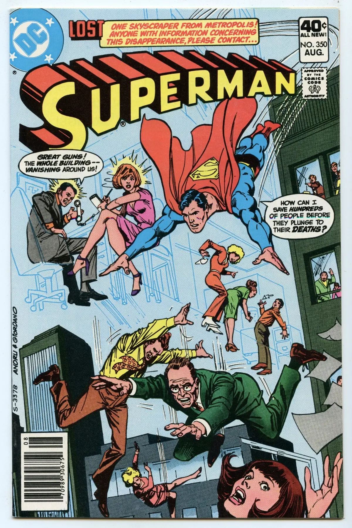 Superman 350 (Aug 1980) Nm- (9.2) 1