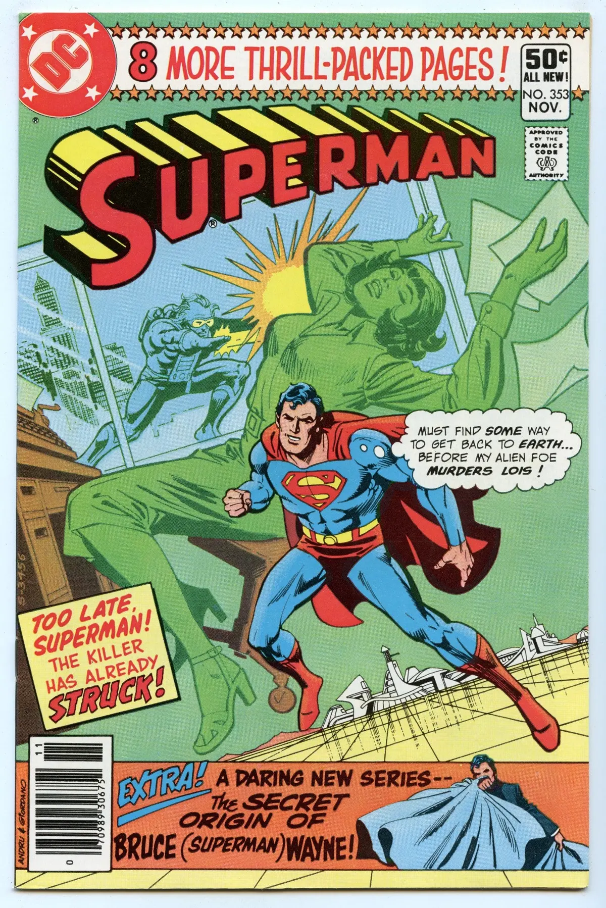 Superman 353 (Nov 1980) Nm- (9.2) 1