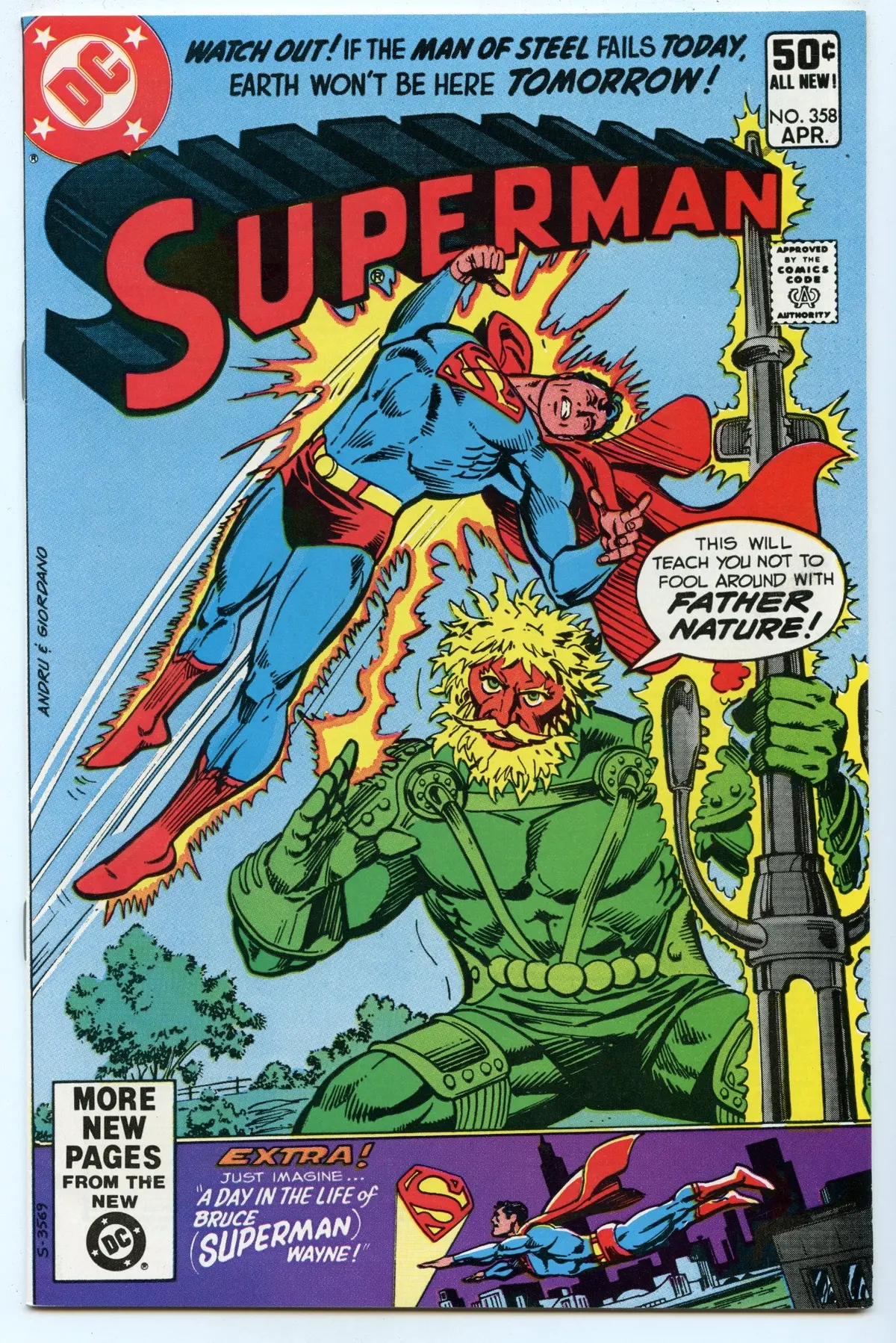 Superman 358 (Apr 1981) Nm- (9.2) 1