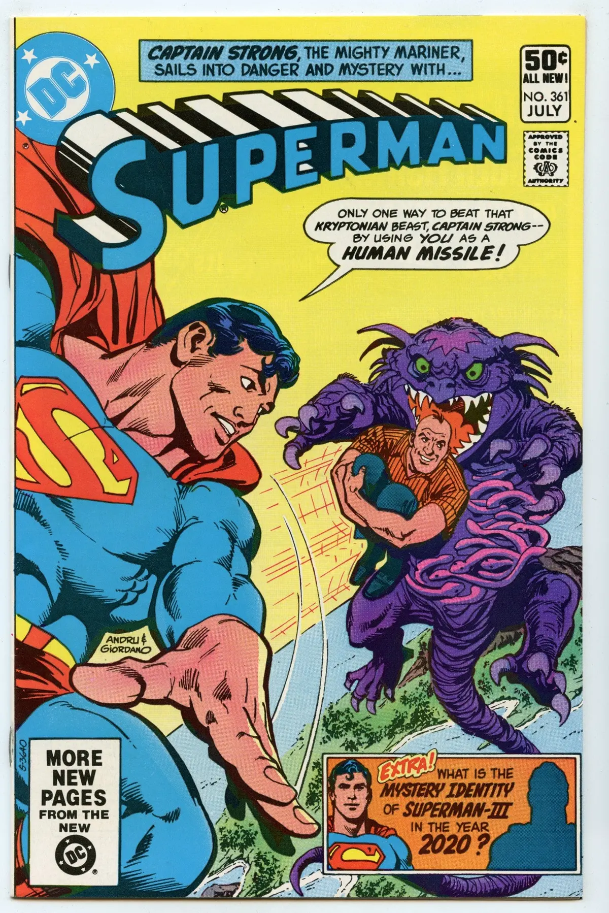 Superman 361 (Jul 1981) Nm- (9.2) 1