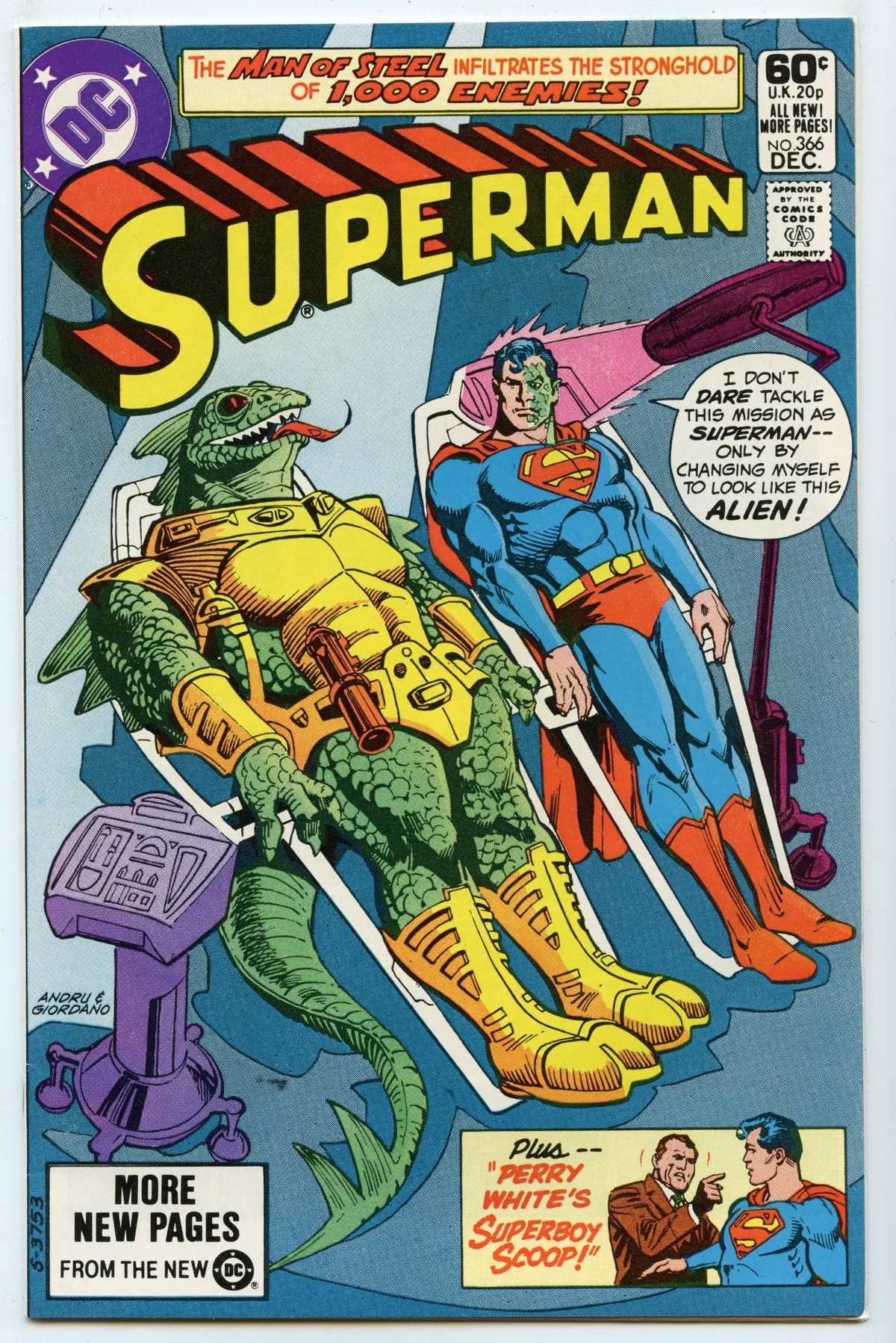 Superman 366 (Dec 1981) Nm- (9.2) 1