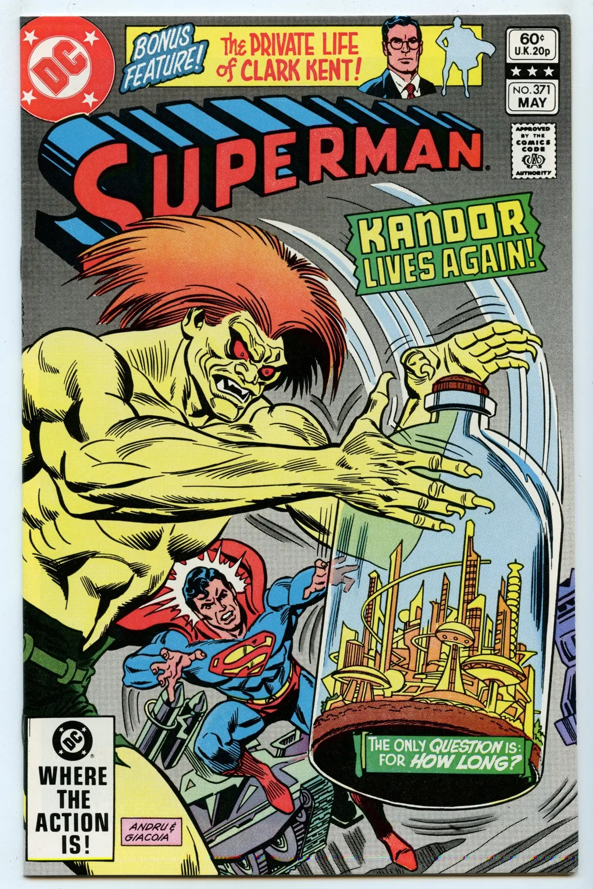 Superman 371 (May 1982) Nm- (9.2) 1