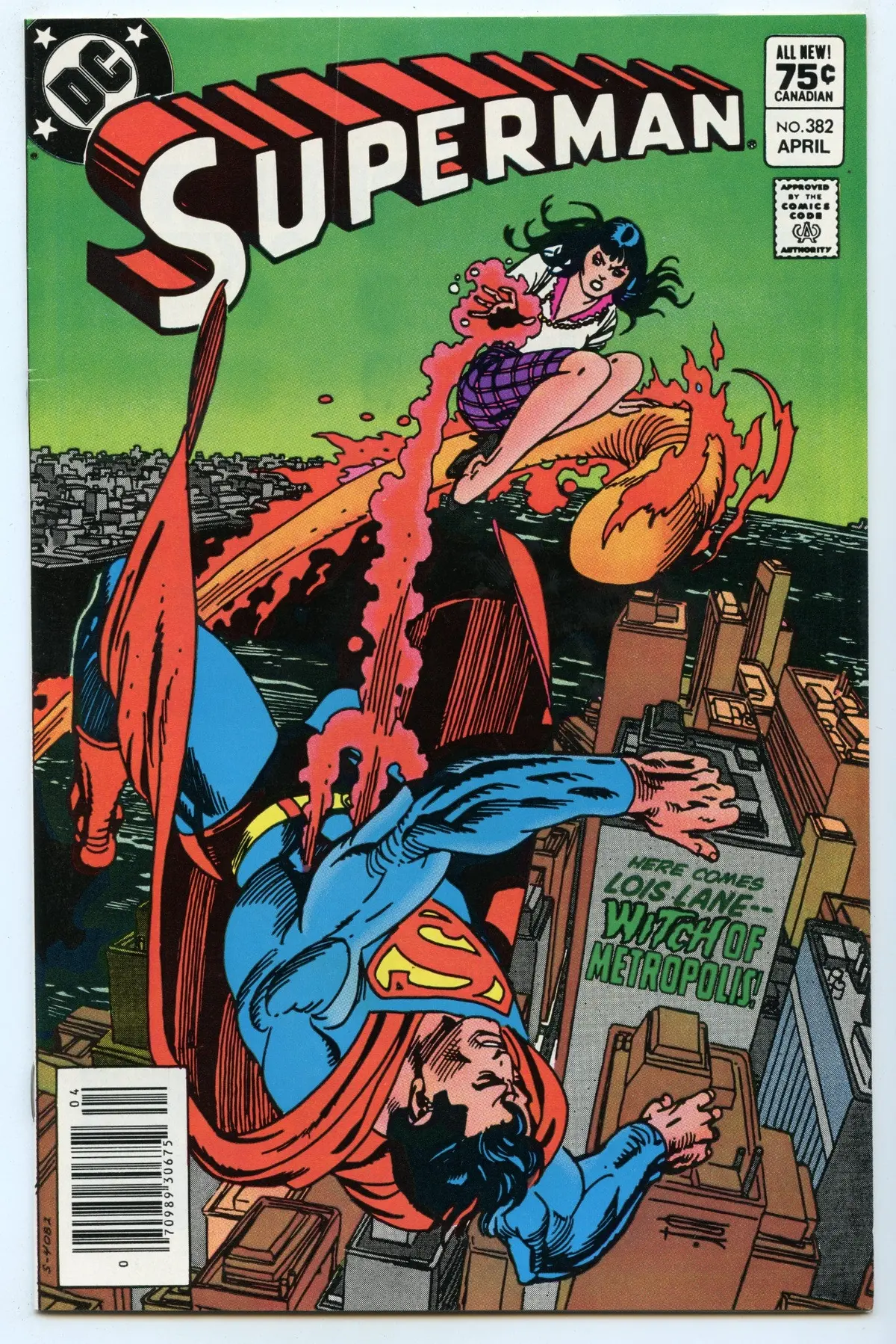 Superman 382 (Apr 1983) Fi (6.0) - Cdn Price Variant 1