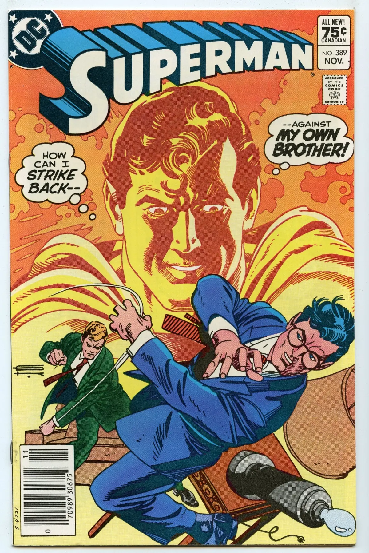Superman 389 (Nov 1983) Nm- (9.2) - Cdn Price Variant 1