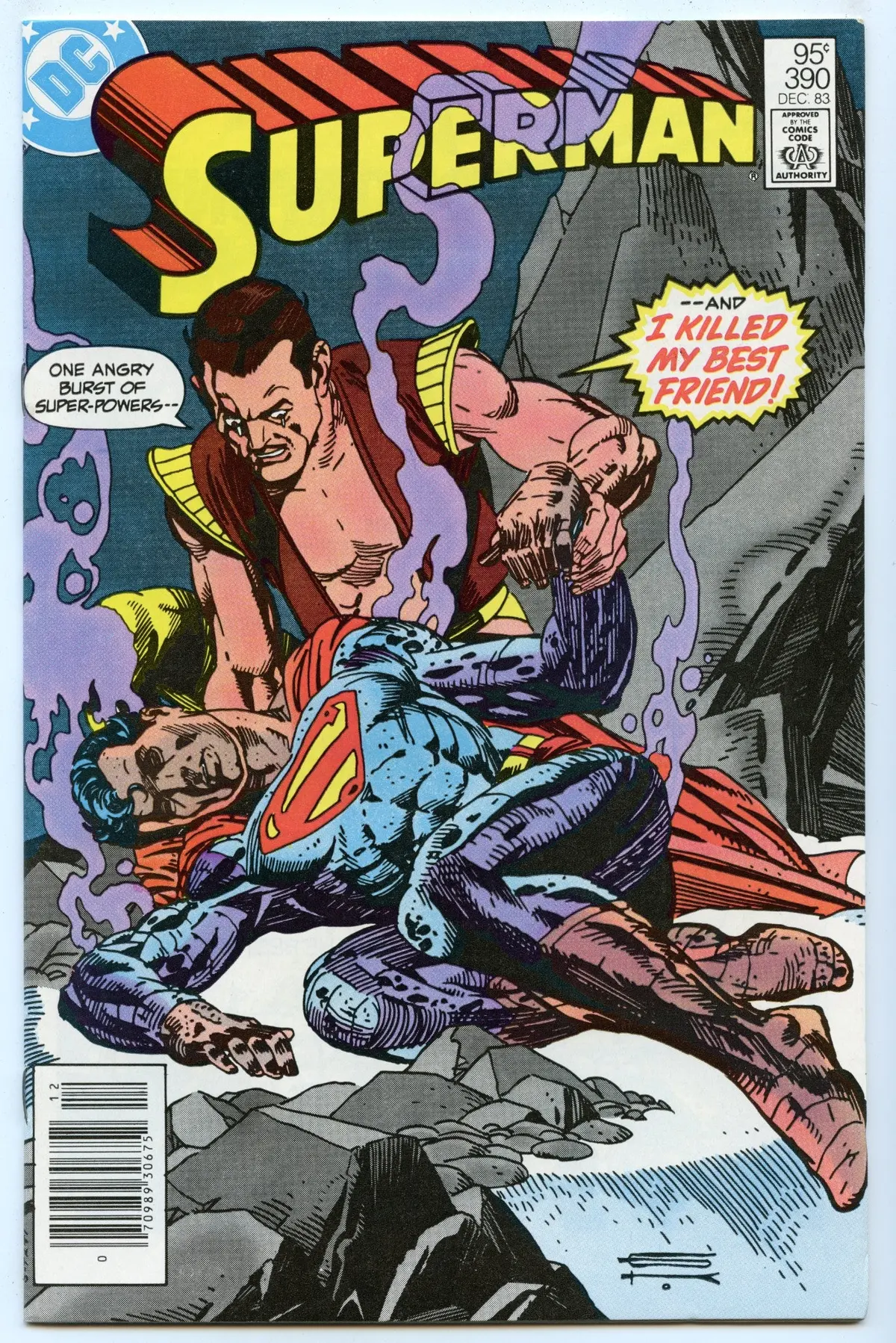 Superman 390 (Dec 1983) Nm- (9.2) - Cdn Price Variant 1