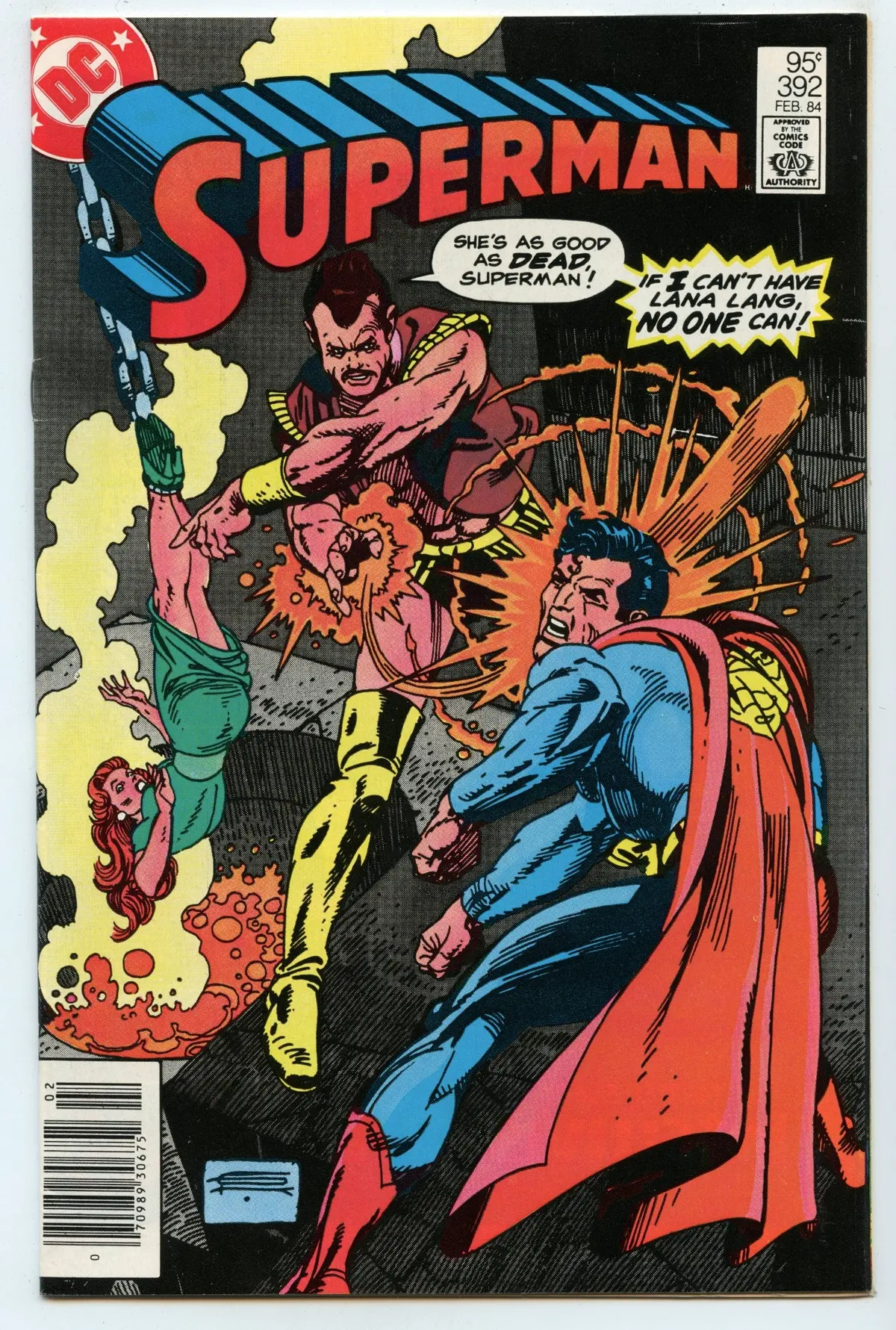 Superman 392 (Feb 1984) Nm- (9.2) - Cdn Price Variant 1