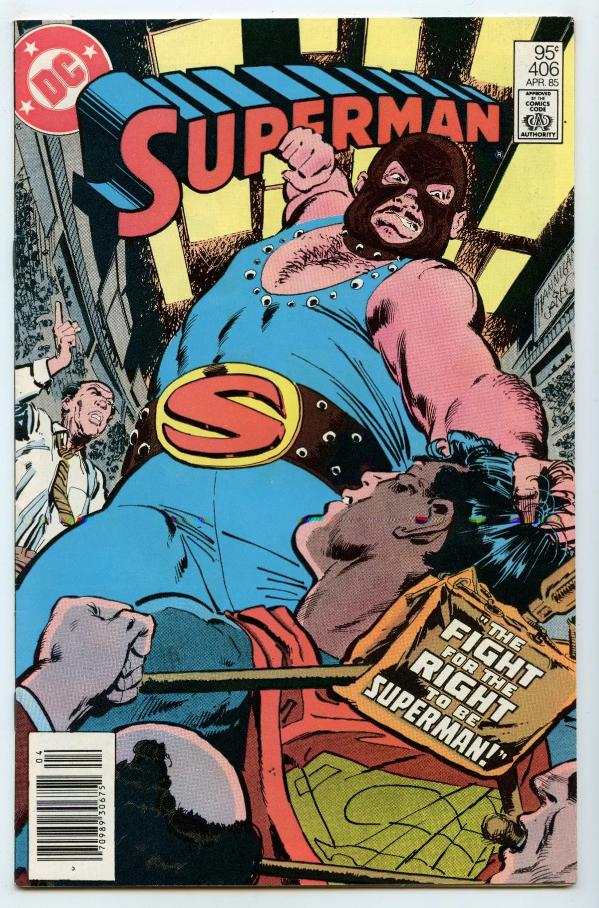 Superman 406 (Apr 1985) Nm- (9.2) - Cdn Price Variant 1