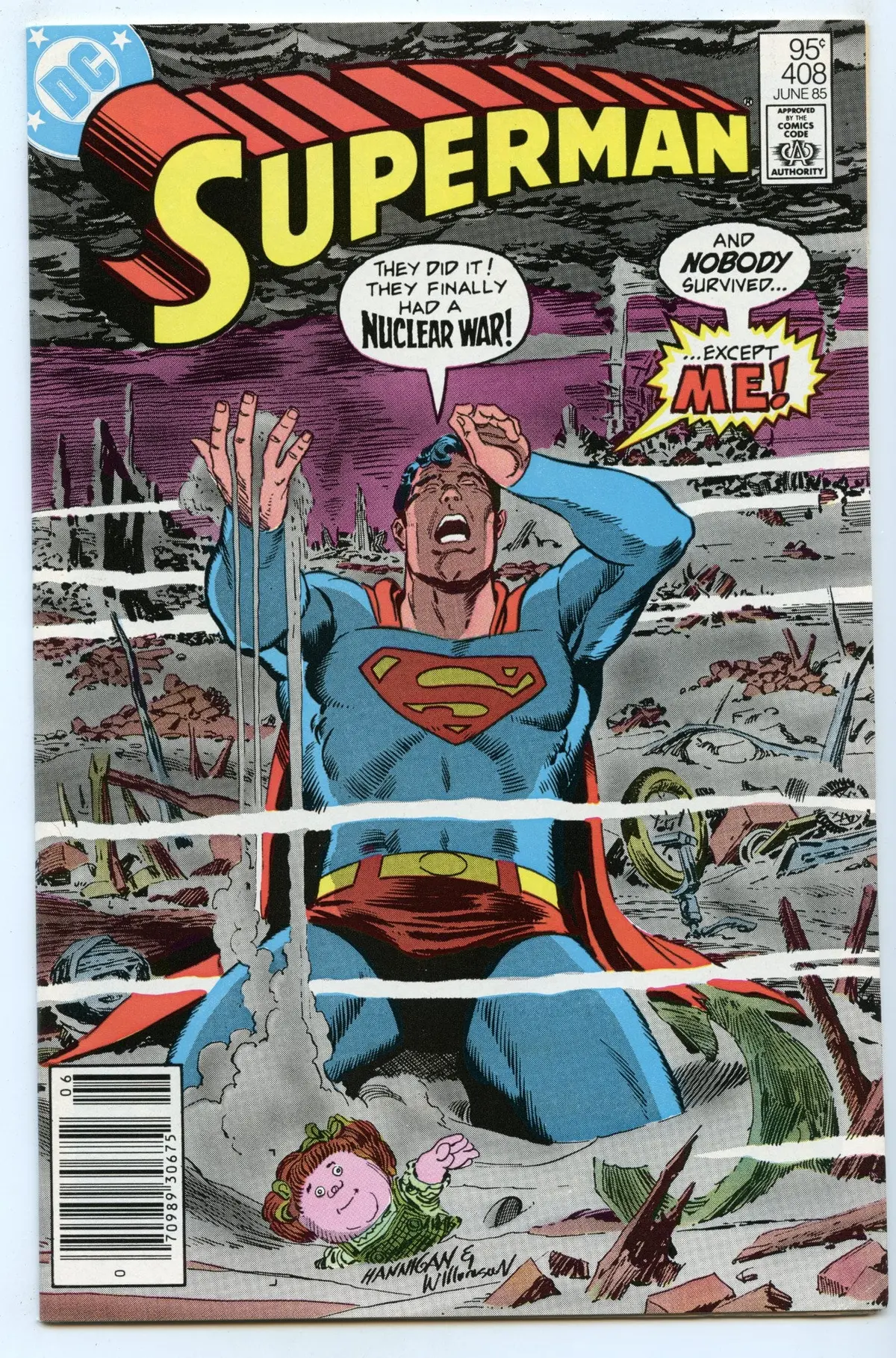 Superman 408 (Jun 1985) Vf/Nm (9.0) - Cdn Price Variant 1