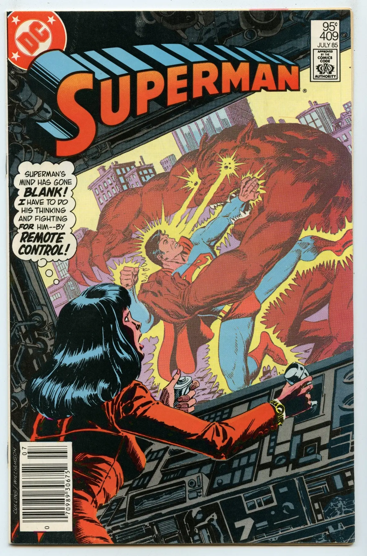 Superman 409 (Jul 1985) Vf/Nm (9.0) - Cdn Price Variant 1