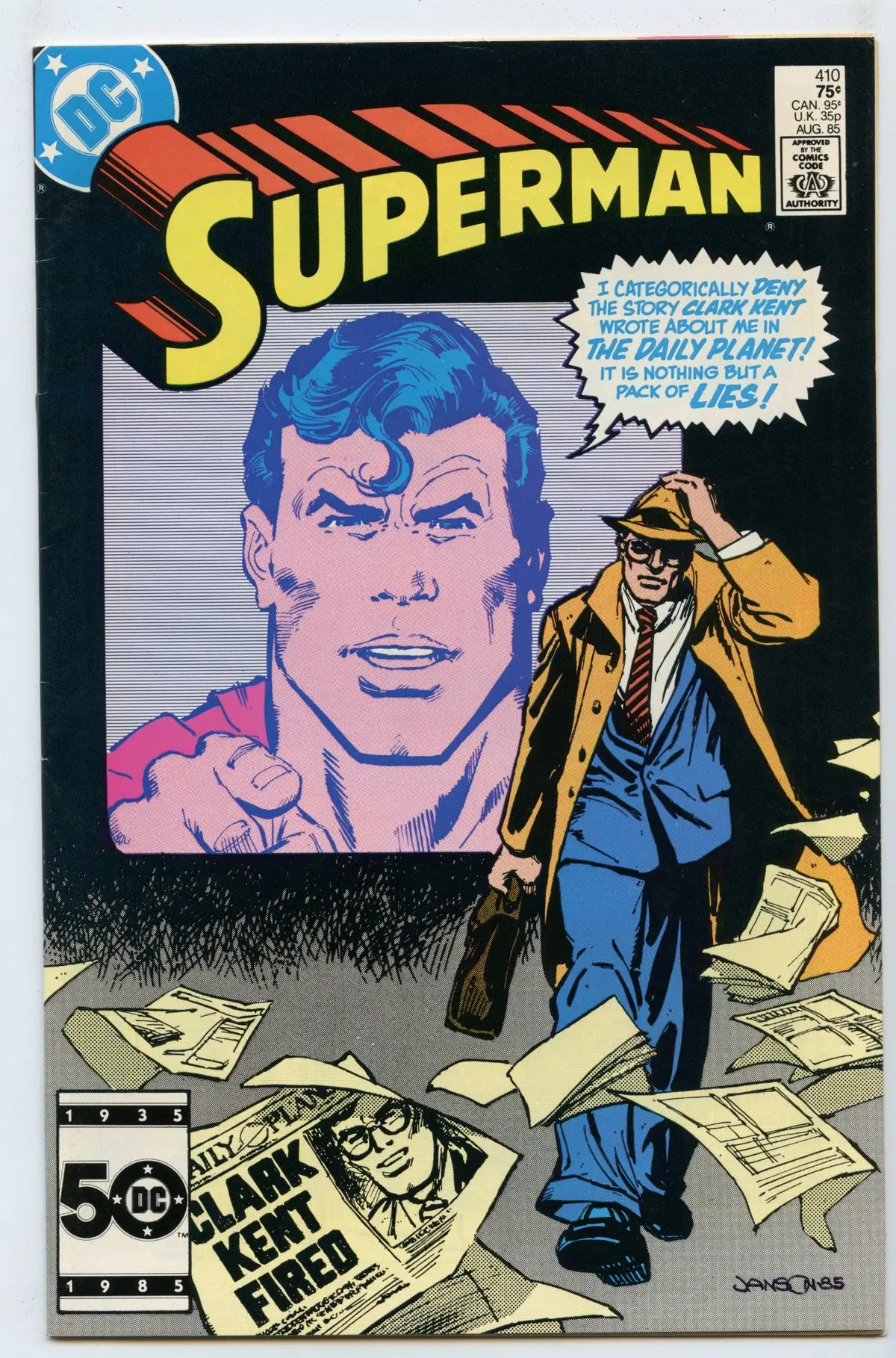 Superman 410 (Aug 1985) Nm- (9.2) 1