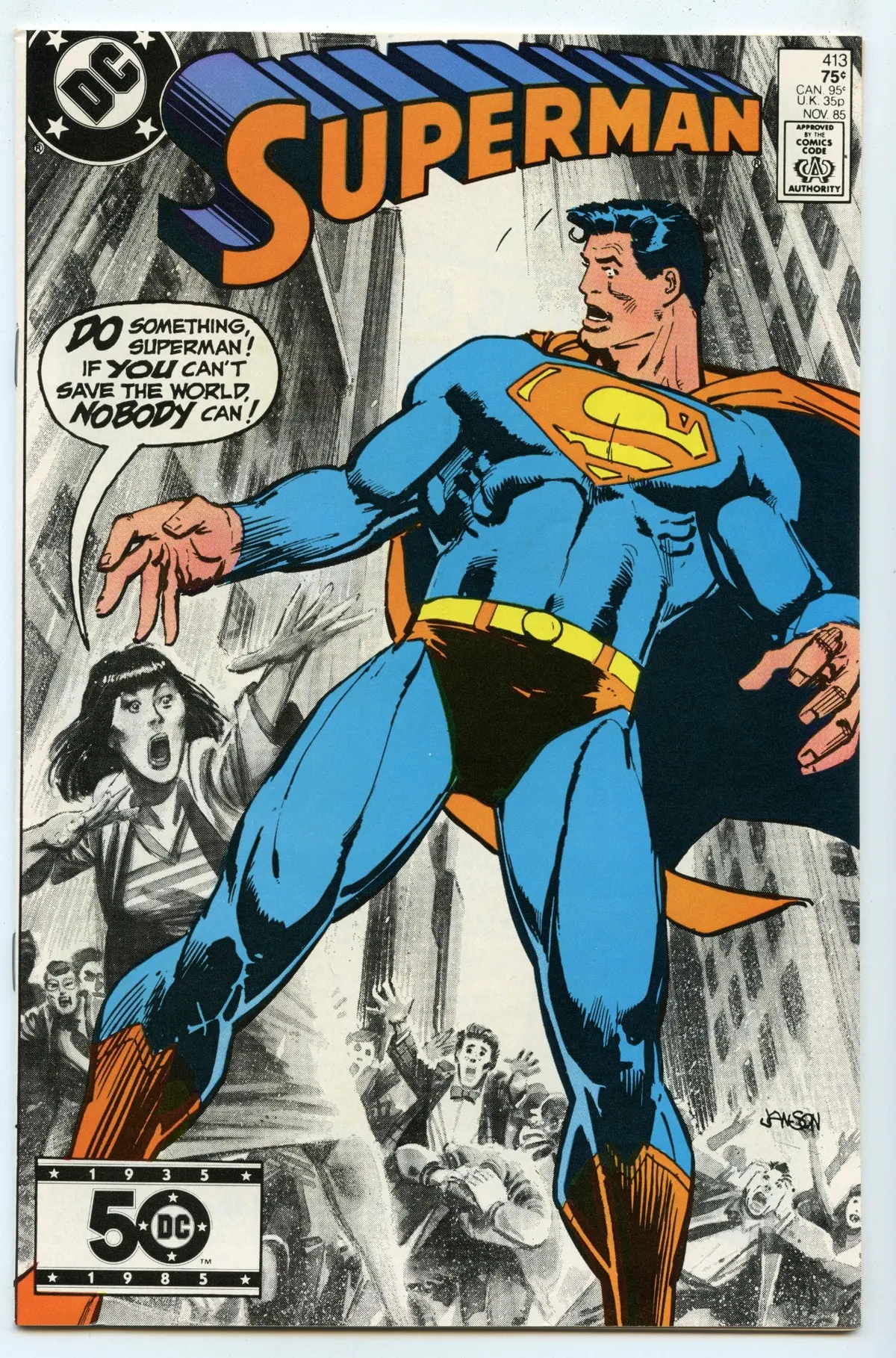 Superman 413 (Nov 1985) Nm- (9.2) 1