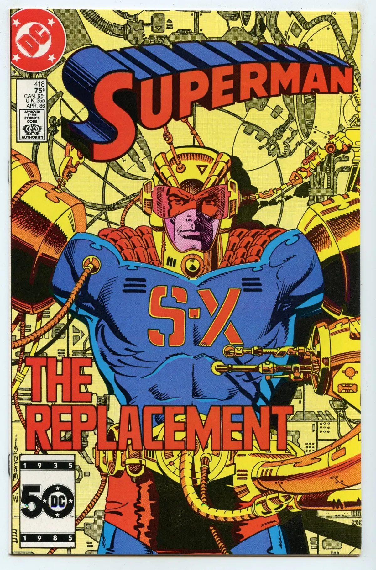 Superman 418 (Apr 1986) Nm- (9.2) 1