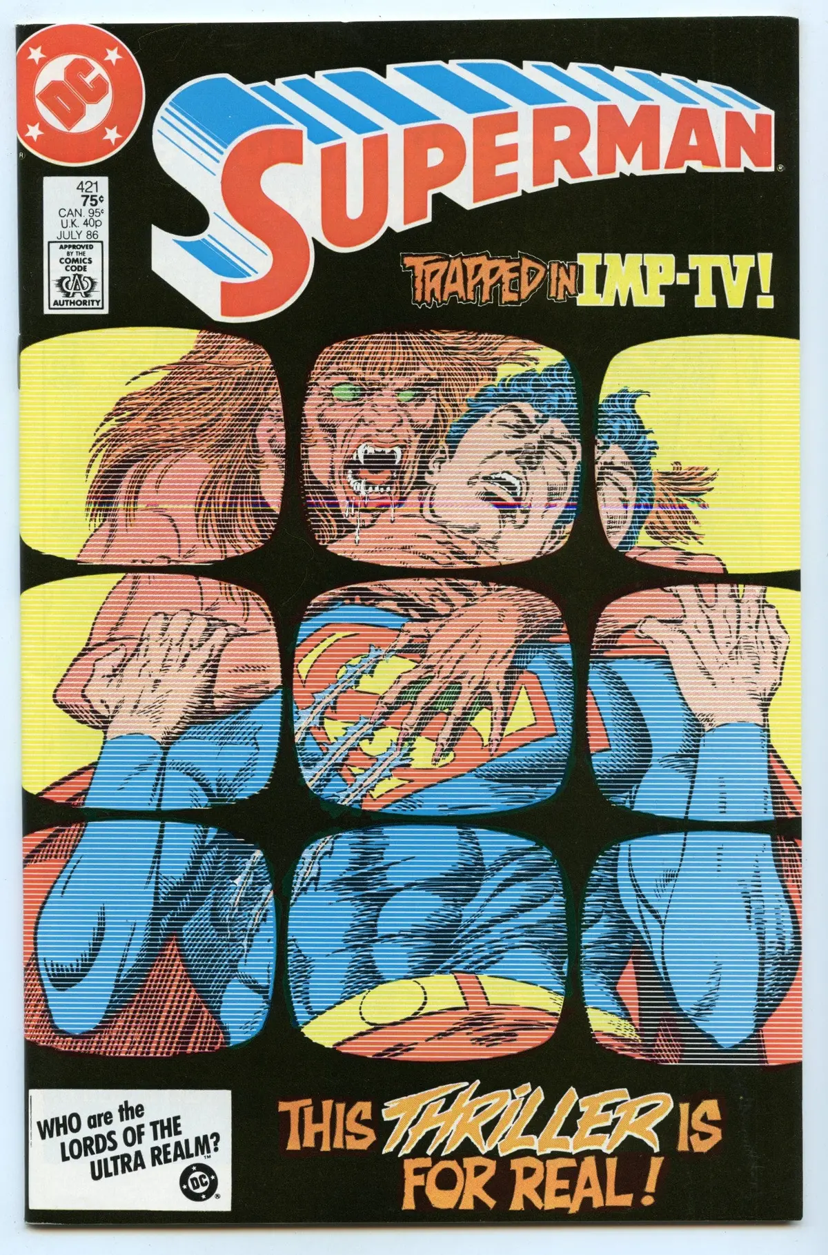 Superman 421 (Jul 1986) Nm- (9.2) 1
