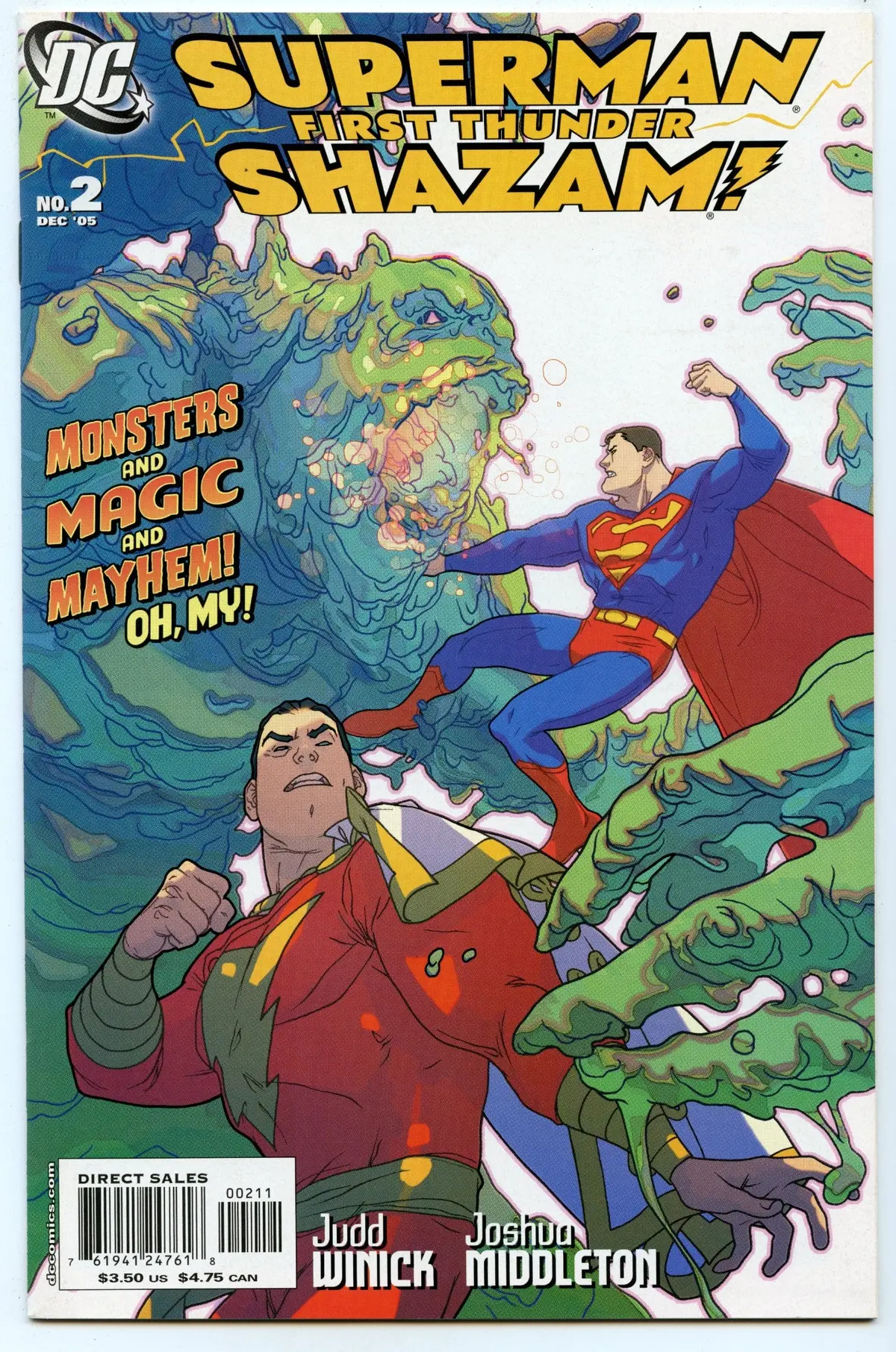 Superman/Shazam: First Thunder 2 (Dec 2005) Nm- (9.2) 1