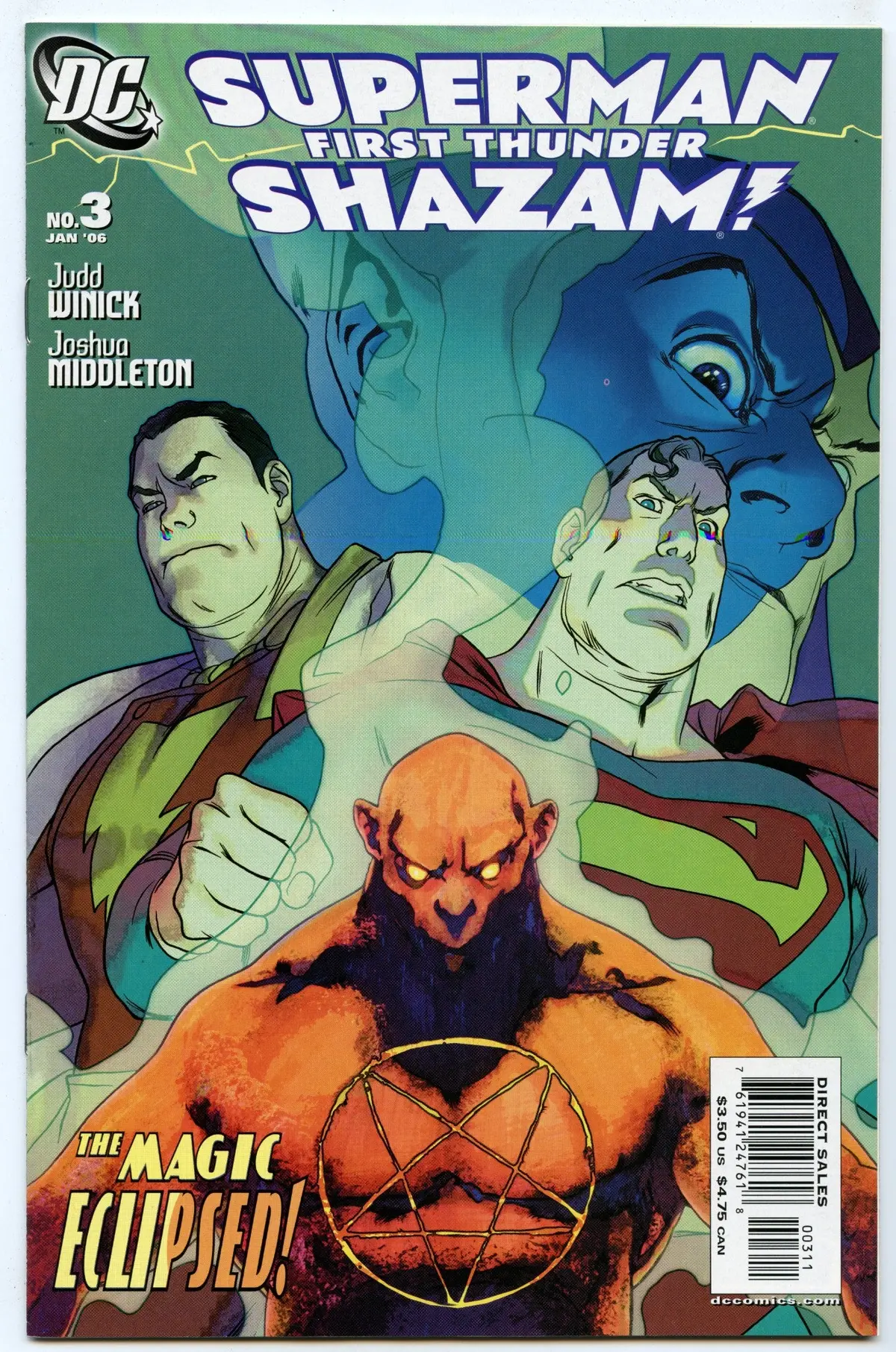 Superman/Shazam: First Thunder 3 (Jan 2006) Nm- (9.2) 1