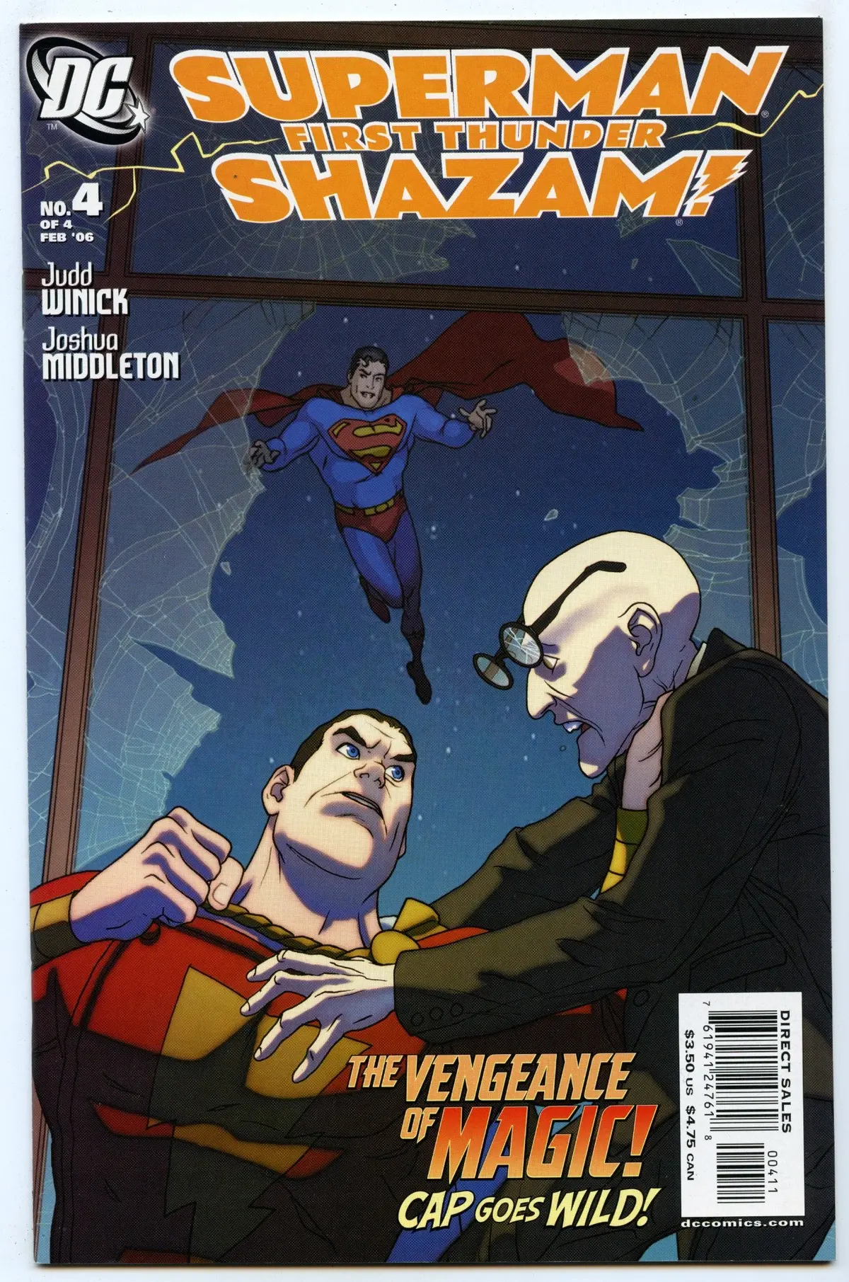 Superman/Shazam: First Thunder 4 (Feb 2006) Nm- (9.2) 1