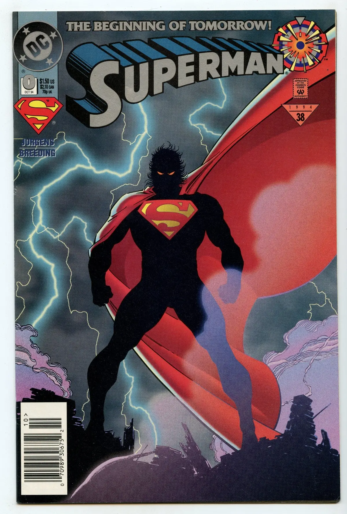 Superman V2 0 (Oct 1994) Nm- (9.2) 1